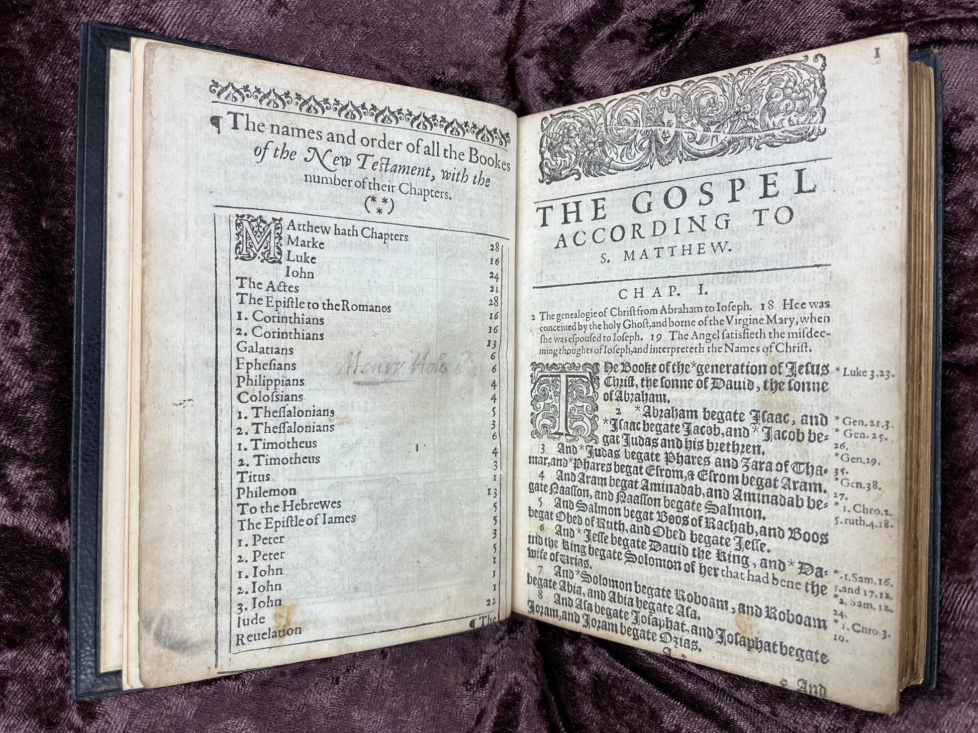 1612 Quarto Fine First Edition King James New Testament With Scottish Provenance E.T. Rare Books