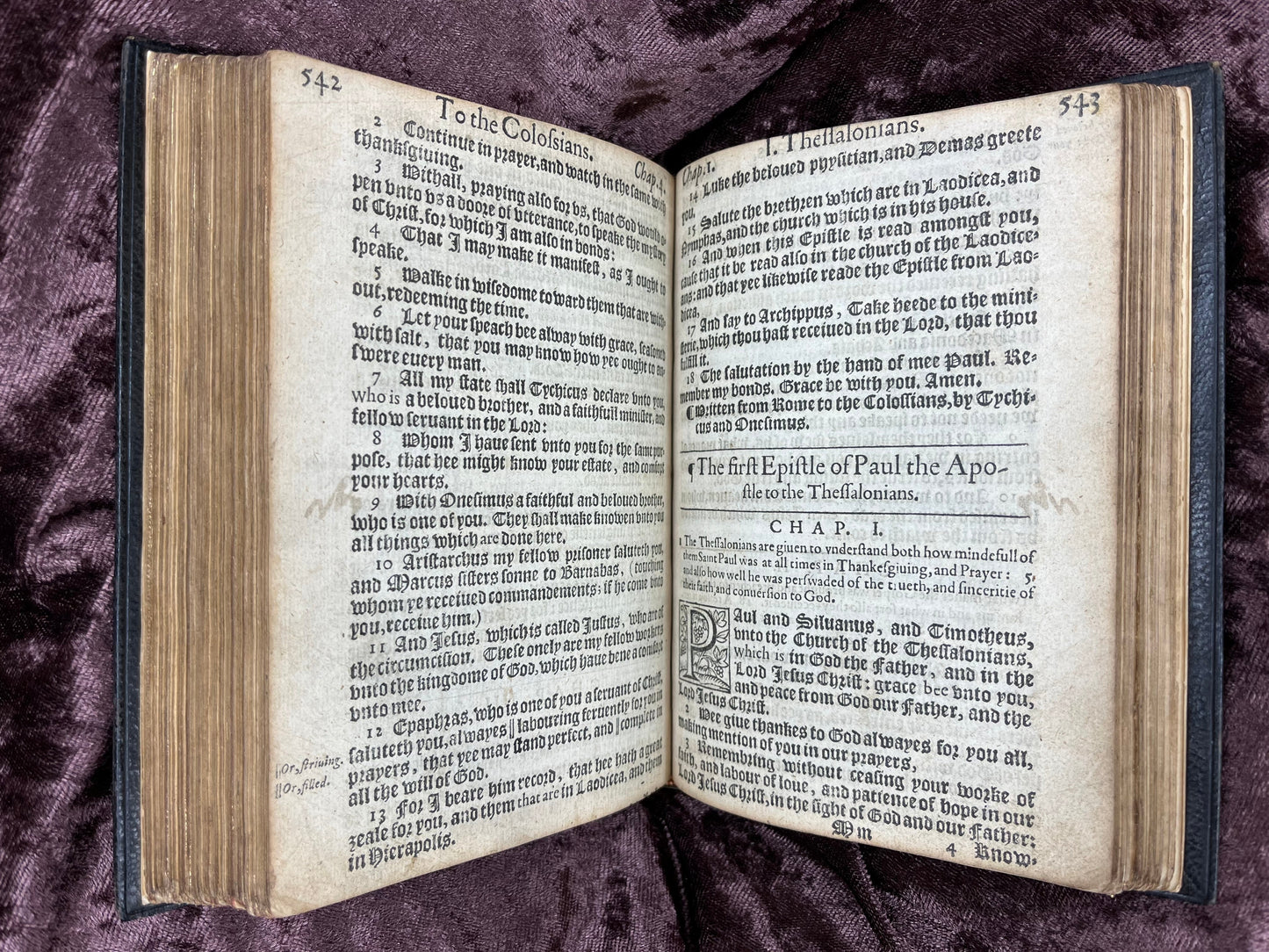 1612 Quarto Fine First Edition King James New Testament With Scottish Provenance E.T. Rare Books