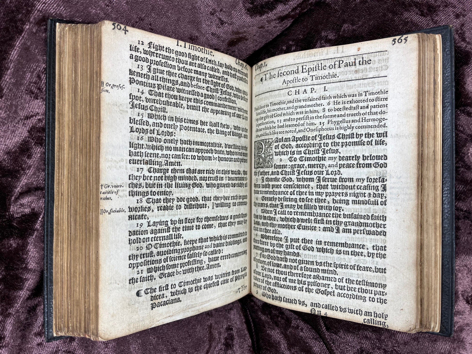 1612 Quarto Fine First Edition King James New Testament With Scottish Provenance E.T. Rare Books