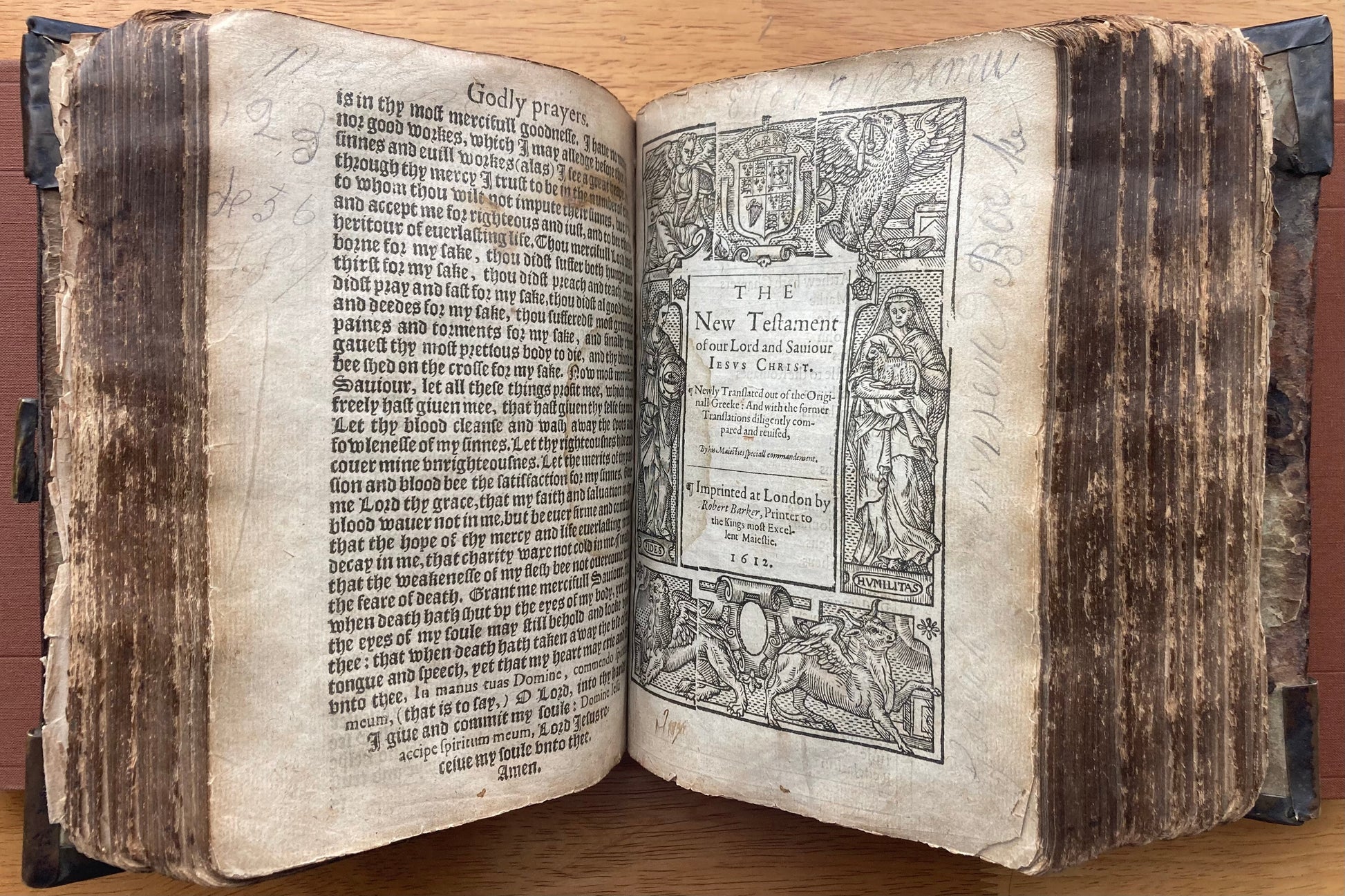 1612 Quarto First Edition King James New Testament With Rare Extras & Provenance E.T. Rare Books