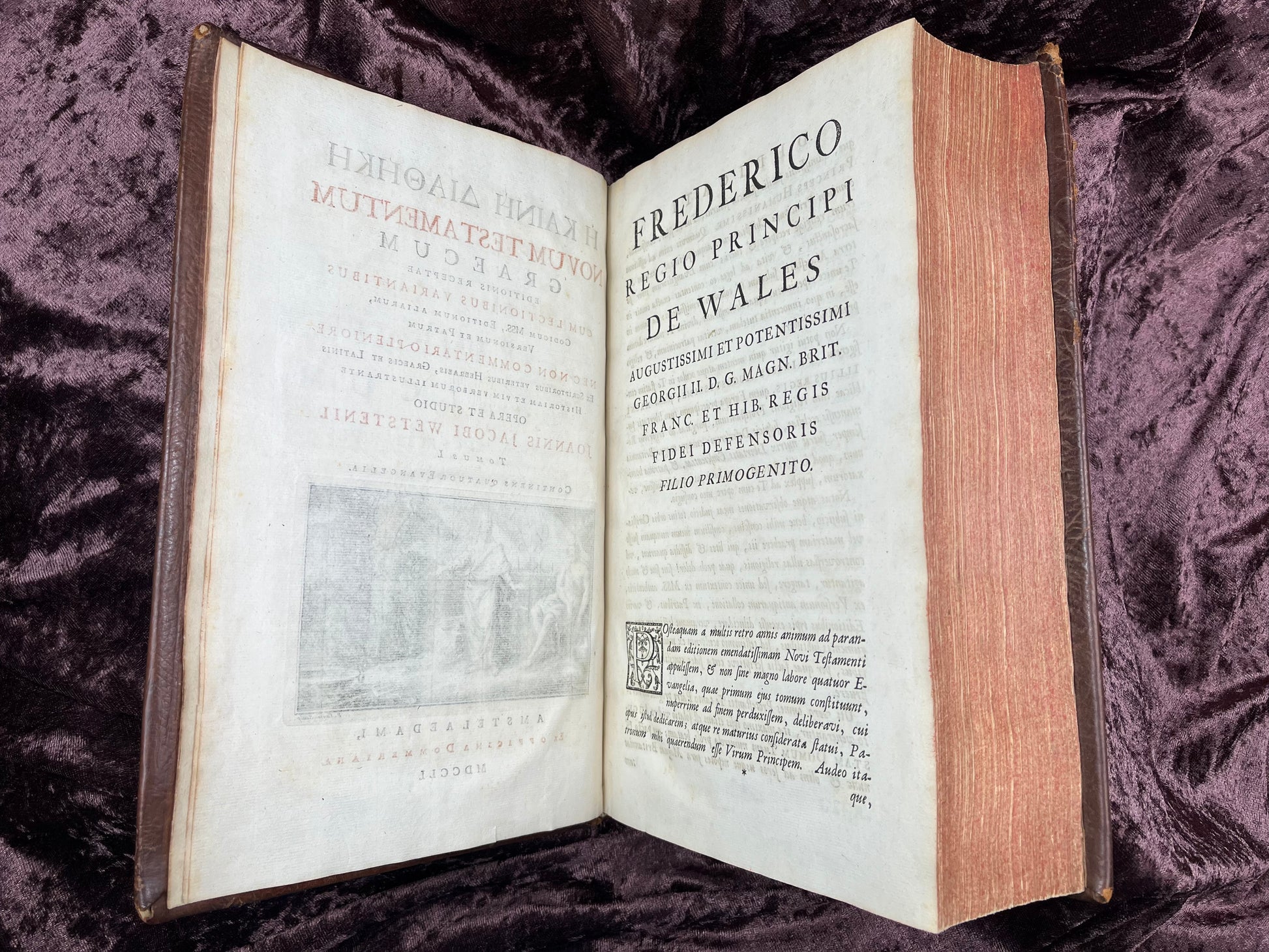 1752 Folio First Edition Greek New Testament With Robert Estiennes Text, Wettsteins Criticism, and a Syriac Version of Saint Clements Epistles E.T. Rare Books
