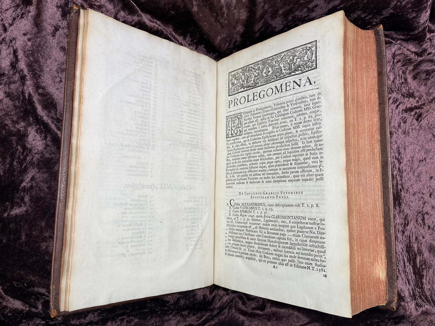 1752 Folio First Edition Greek New Testament With Robert Estiennes Text, Wettsteins Criticism, and a Syriac Version of Saint Clements Epistles E.T. Rare Books
