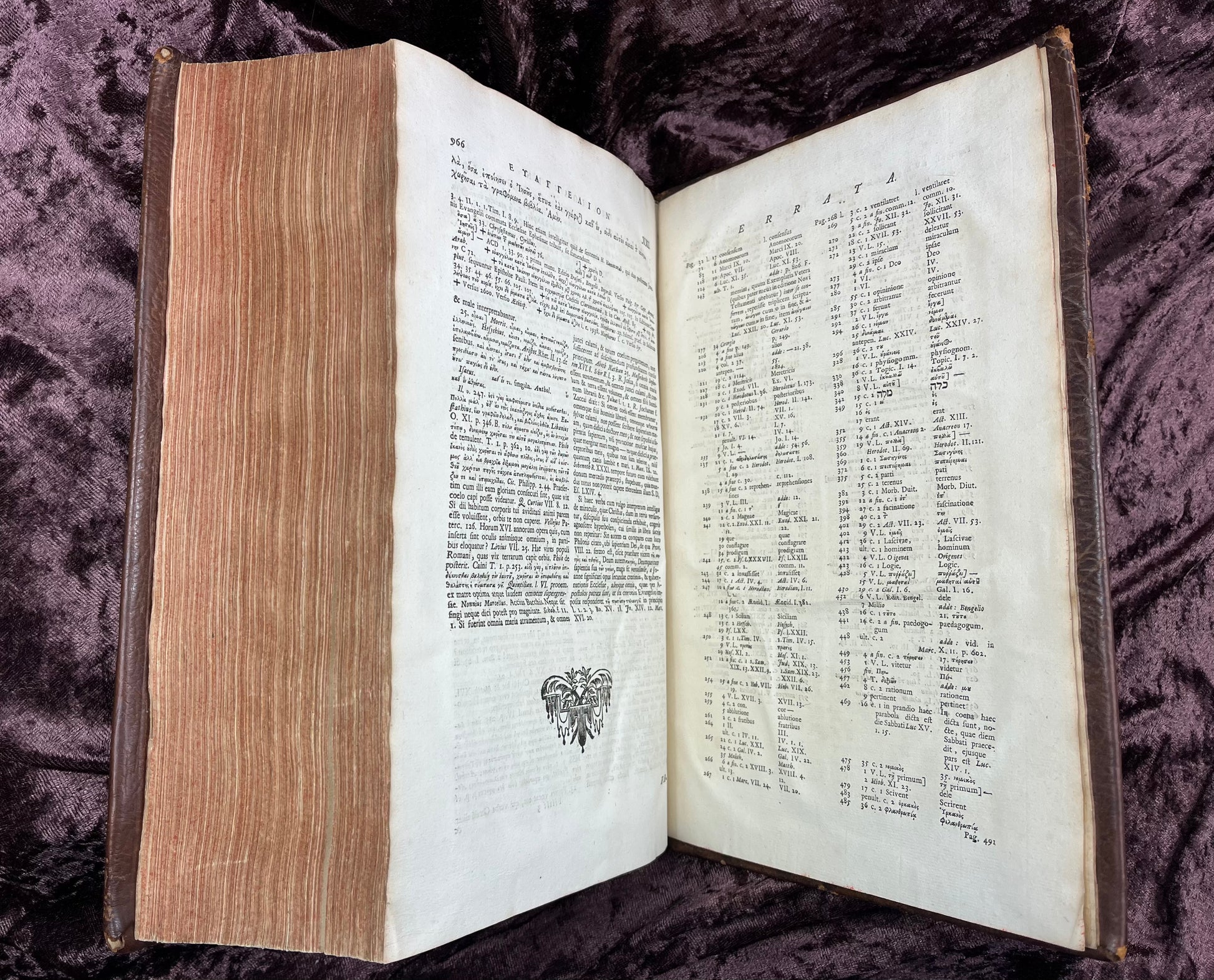 1752 Folio First Edition Greek New Testament With Robert Estiennes Text, Wettsteins Criticism, and a Syriac Version of Saint Clements Epistles E.T. Rare Books