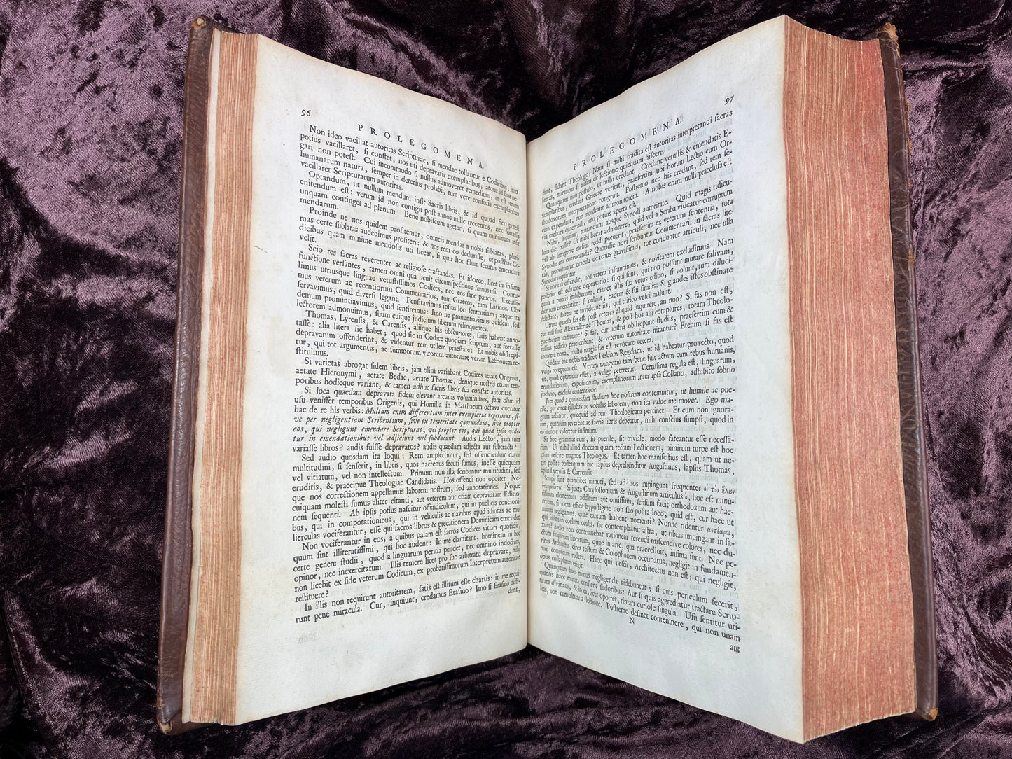 1752 Folio First Edition Greek New Testament With Robert Estiennes Text, Wettsteins Criticism, and a Syriac Version of Saint Clements Epistles E.T. Rare Books