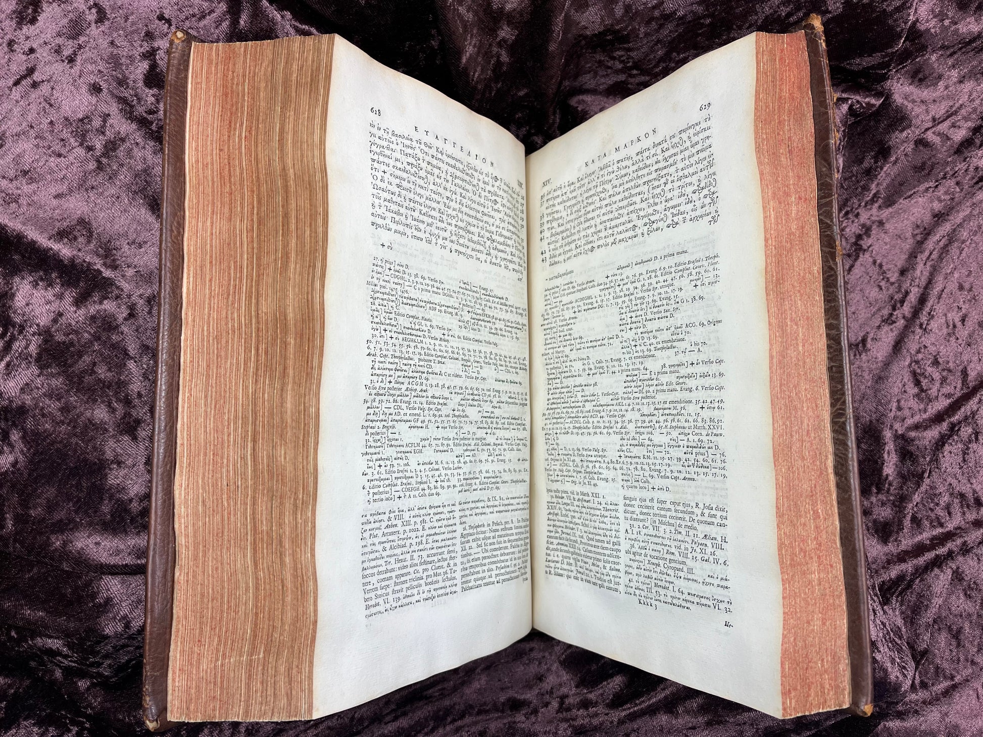1752 Folio First Edition Greek New Testament With Robert Estiennes Text, Wettsteins Criticism, and a Syriac Version of Saint Clements Epistles E.T. Rare Books