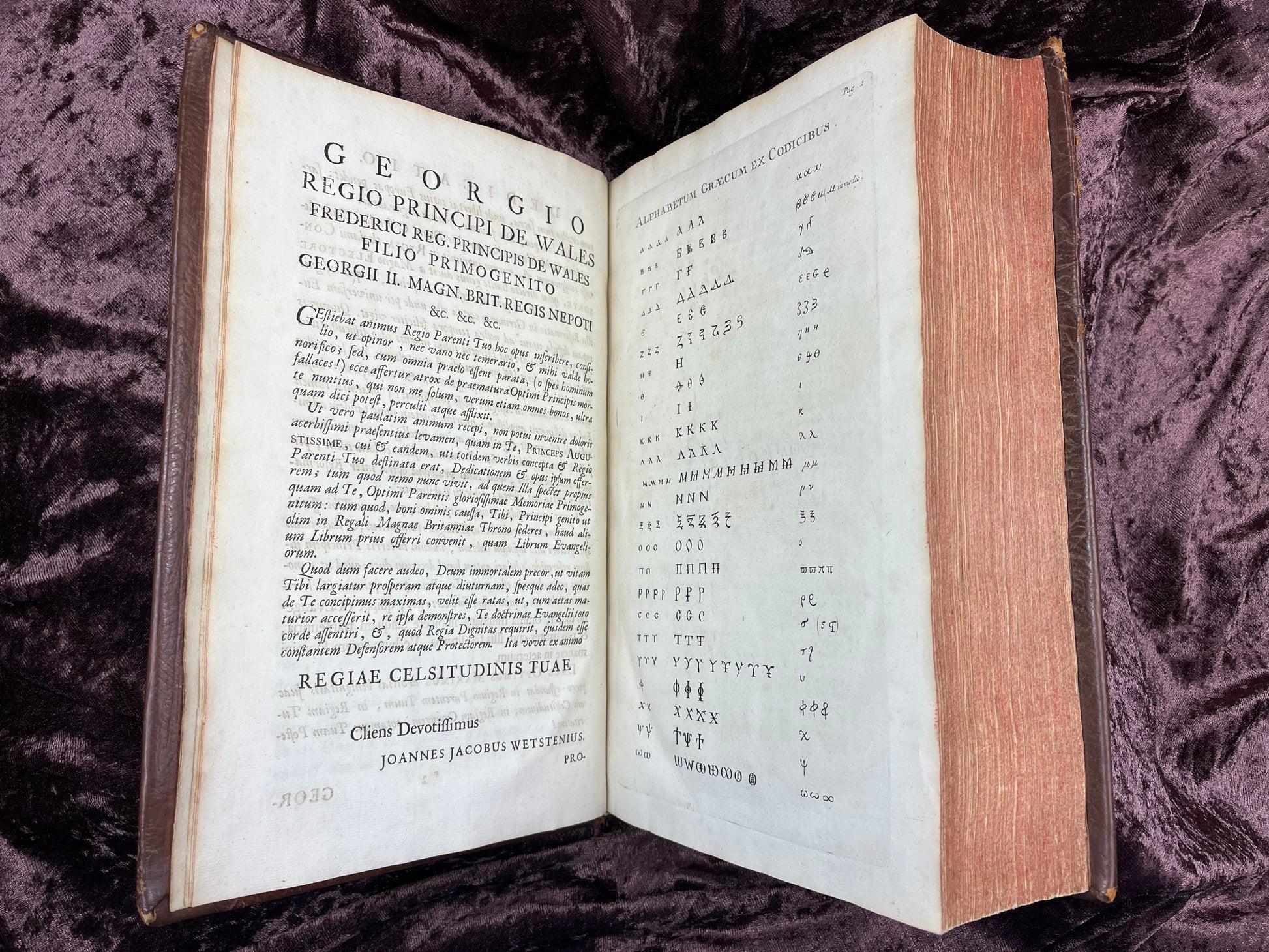 1752 Folio First Edition Greek New Testament With Robert Estiennes Text, Wettsteins Criticism, and a Syriac Version of Saint Clements Epistles E.T. Rare Books