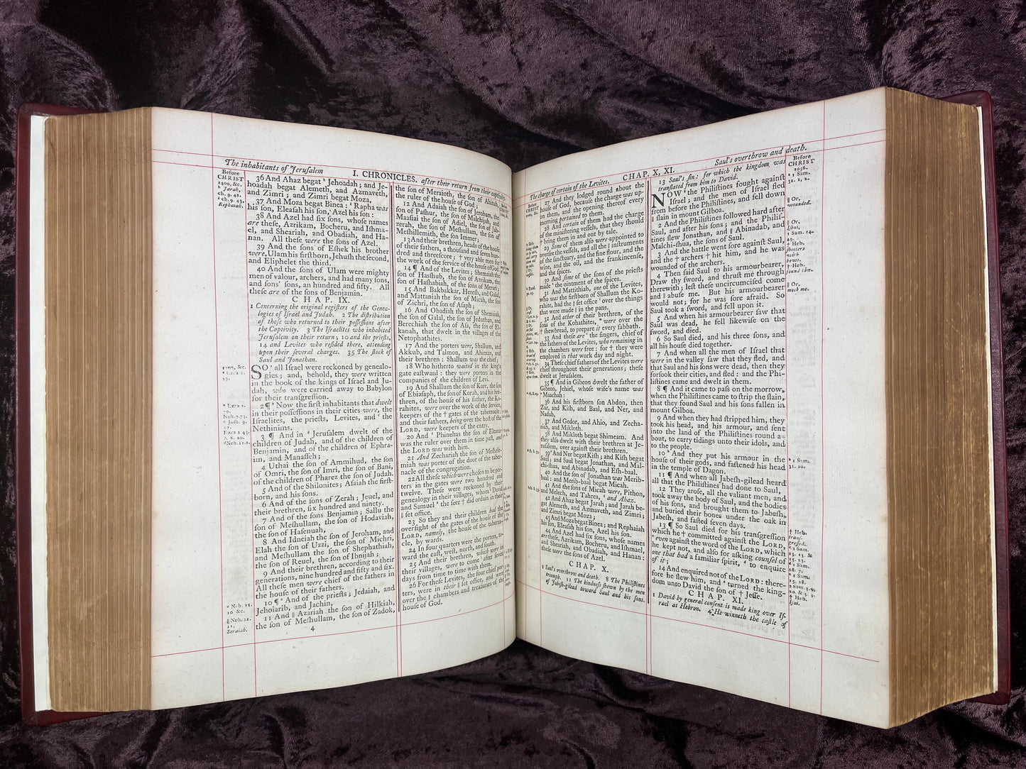 1772 Large Quarto First Edition Second Issue King James Bible Edited By Benjamin Blayney E.T. Rare Books