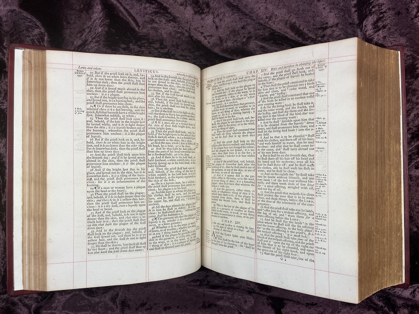 1772 Large Quarto First Edition Second Issue King James Bible Edited By Benjamin Blayney E.T. Rare Books