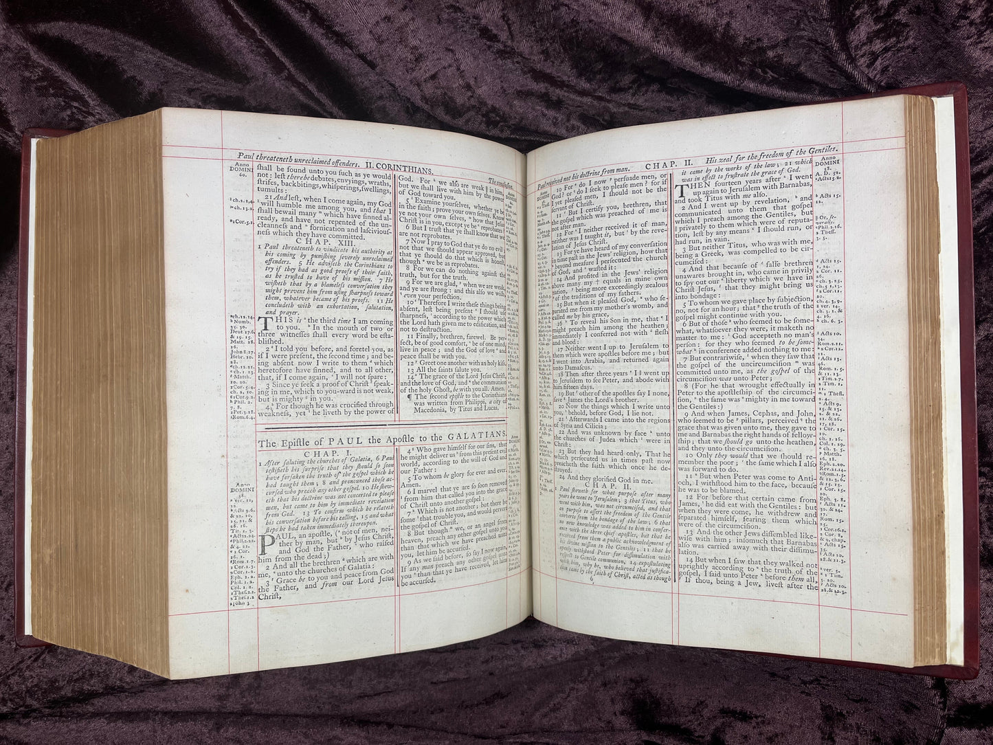1772 Large Quarto First Edition Second Issue King James Bible Edited By Benjamin Blayney E.T. Rare Books