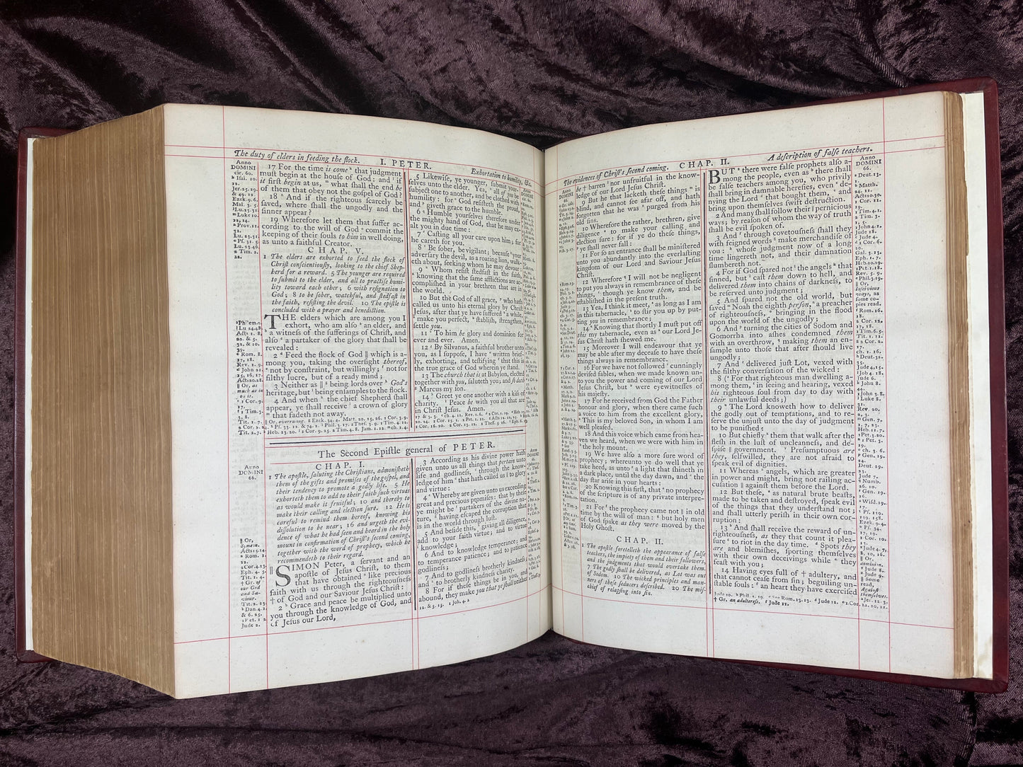 1772 Large Quarto First Edition Second Issue King James Bible Edited By Benjamin Blayney E.T. Rare Books