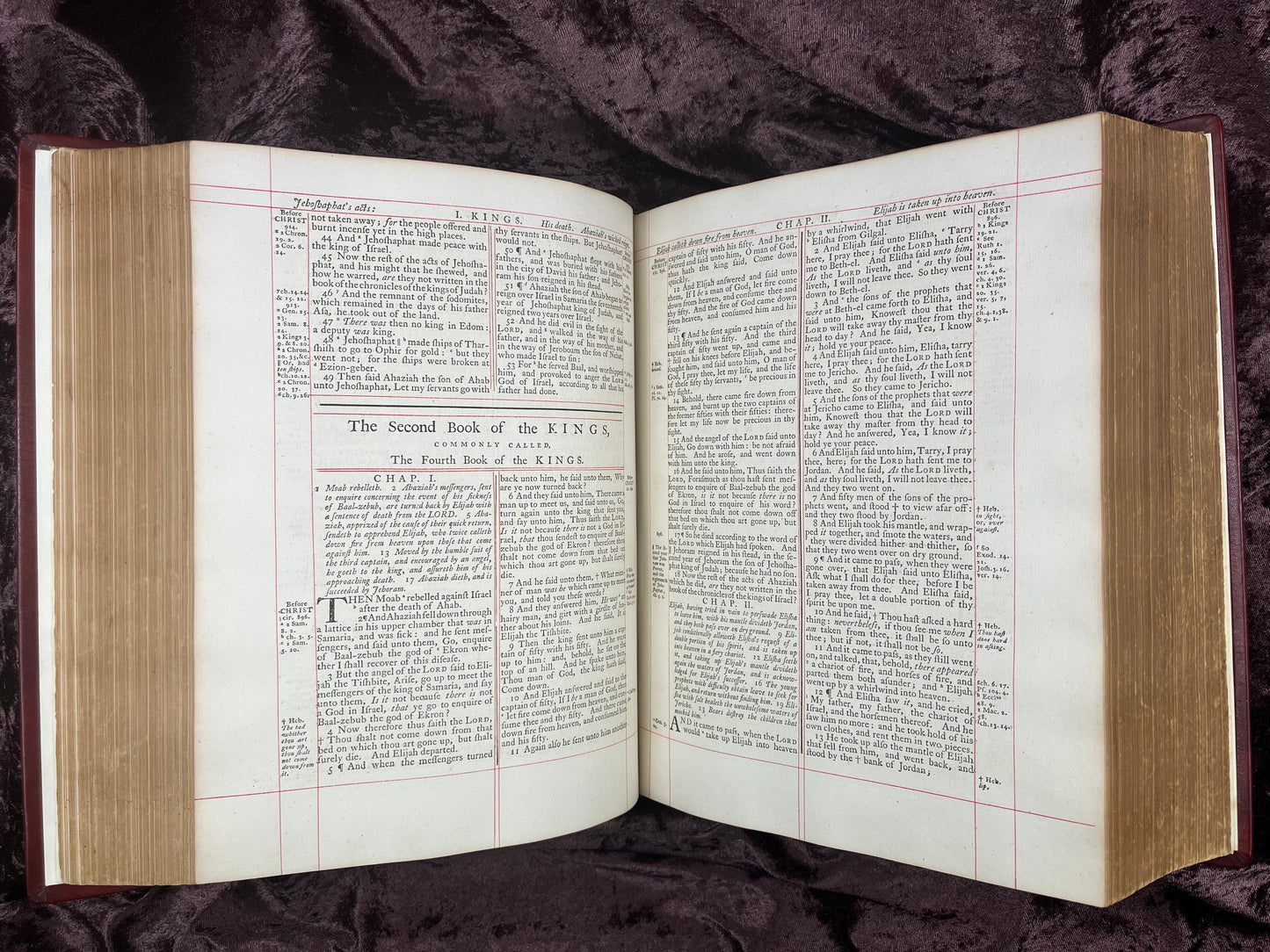 1772 Large Quarto First Edition Second Issue King James Bible Edited By Benjamin Blayney E.T. Rare Books