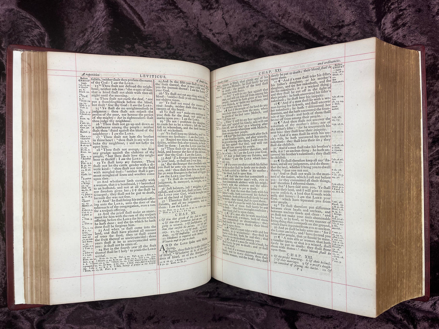 1772 Large Quarto First Edition Second Issue King James Bible Edited By Benjamin Blayney E.T. Rare Books