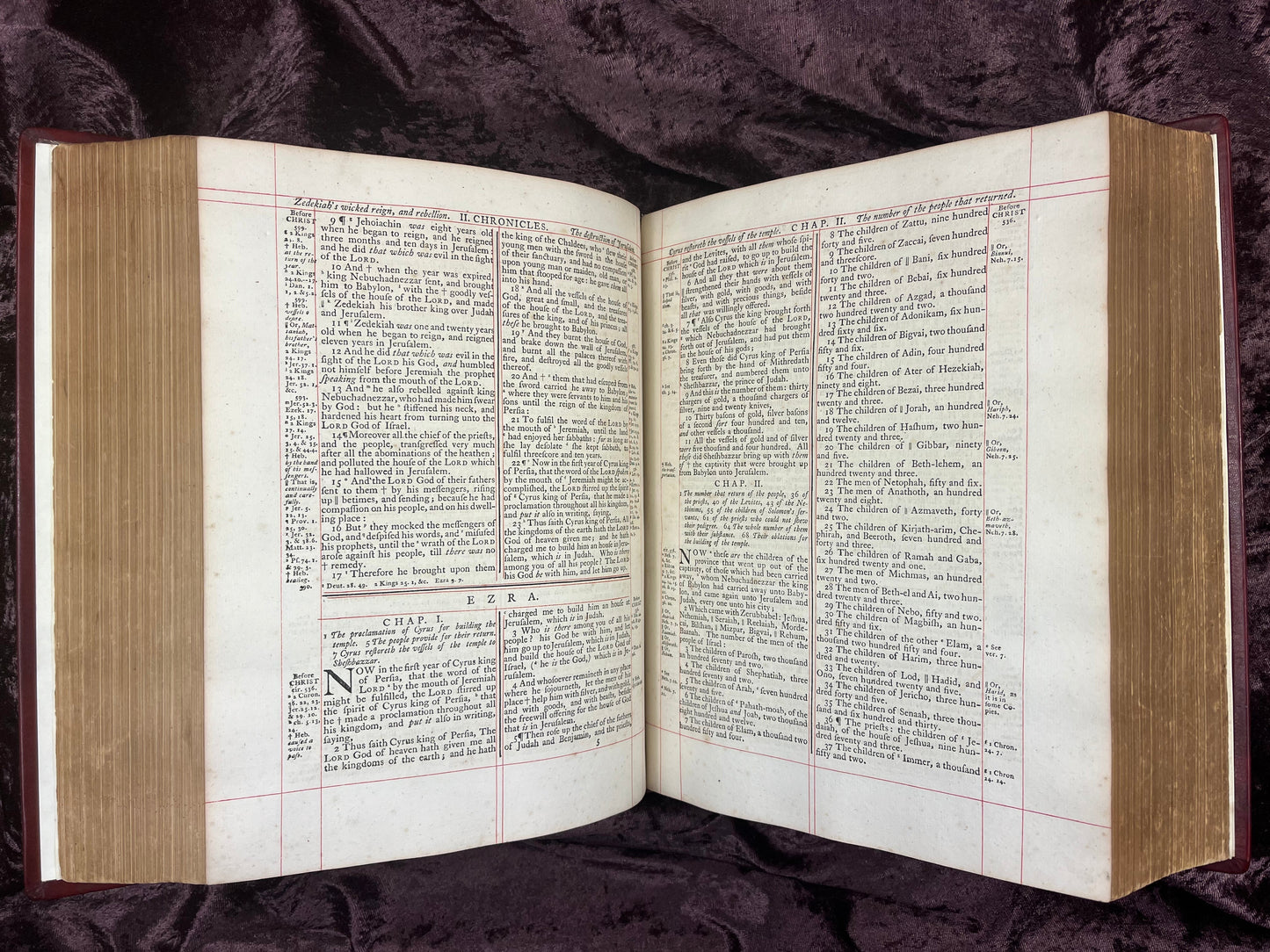 1772 Large Quarto First Edition Second Issue King James Bible Edited By Benjamin Blayney E.T. Rare Books