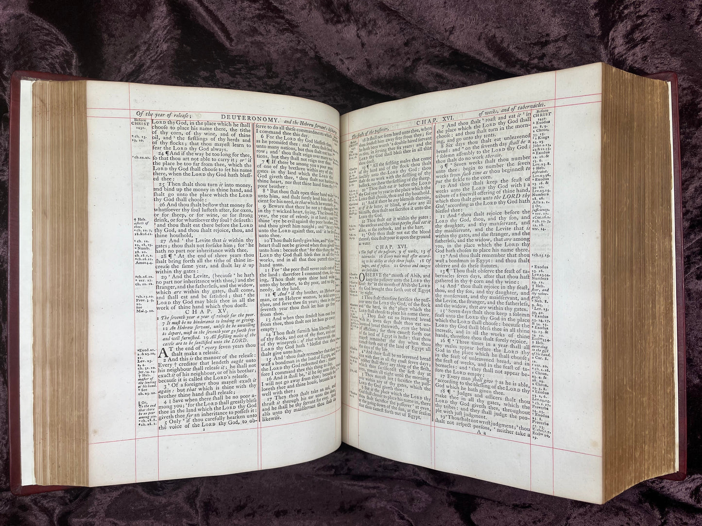 1772 Large Quarto First Edition Second Issue King James Bible Edited By Benjamin Blayney E.T. Rare Books