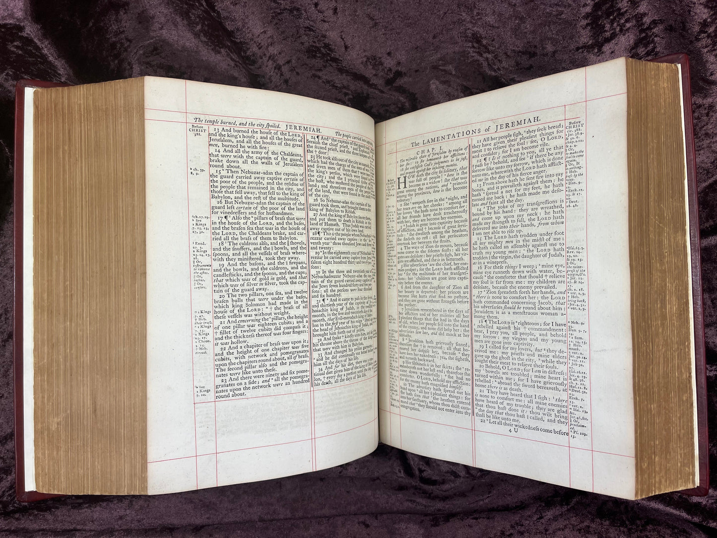 1772 Large Quarto First Edition Second Issue King James Bible Edited By Benjamin Blayney E.T. Rare Books