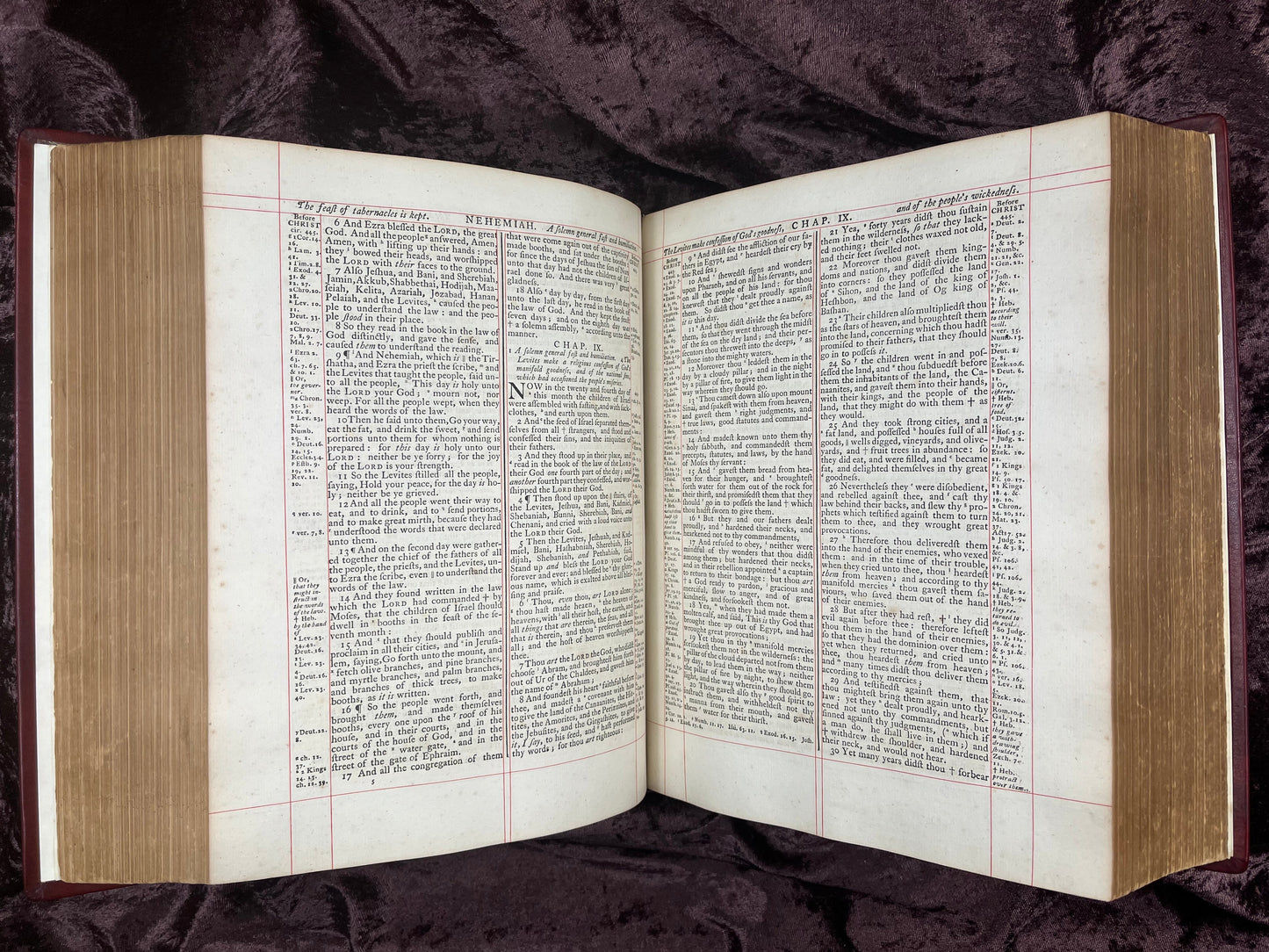 1772 Large Quarto First Edition Second Issue King James Bible Edited By Benjamin Blayney E.T. Rare Books