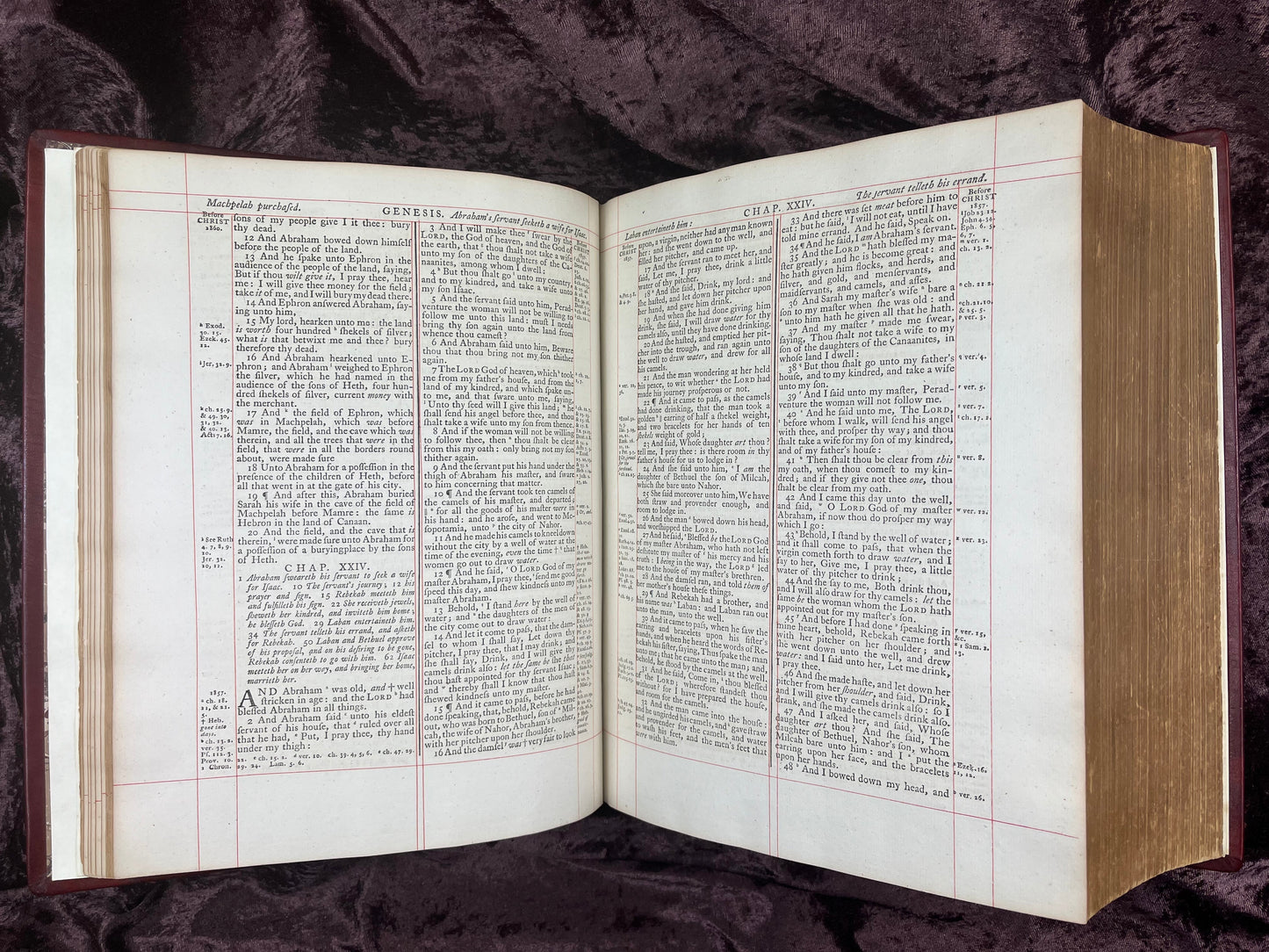 1772 Large Quarto First Edition Second Issue King James Bible Edited By Benjamin Blayney E.T. Rare Books