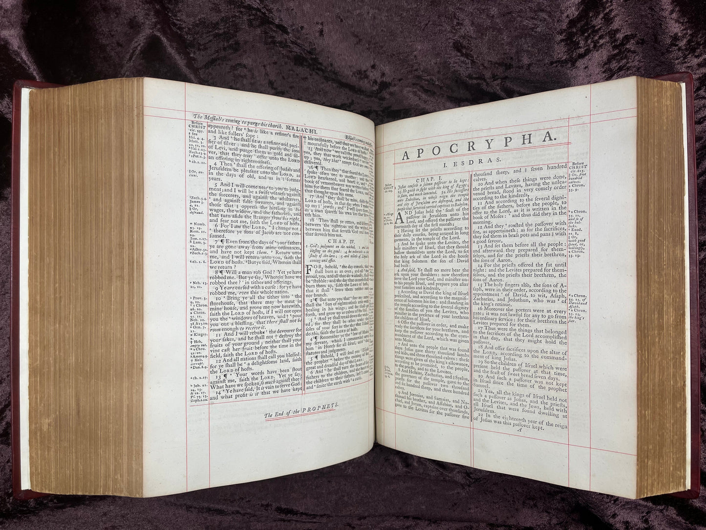 1772 Large Quarto First Edition Second Issue King James Bible Edited By Benjamin Blayney E.T. Rare Books