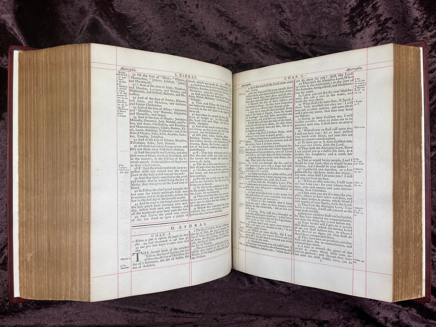 1772 Large Quarto First Edition Second Issue King James Bible Edited By Benjamin Blayney E.T. Rare Books