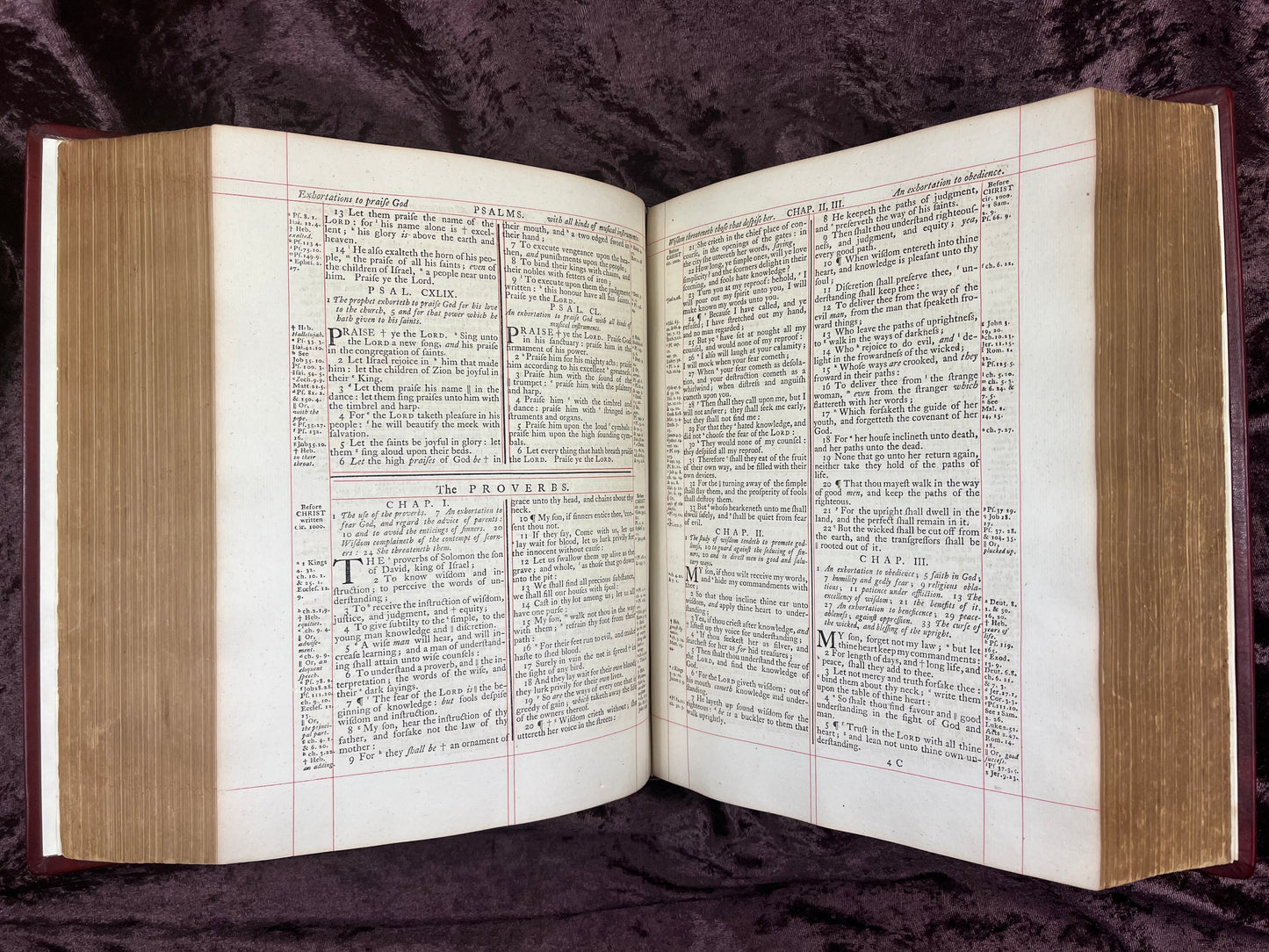 1772 Large Quarto First Edition Second Issue King James Bible Edited By Benjamin Blayney E.T. Rare Books