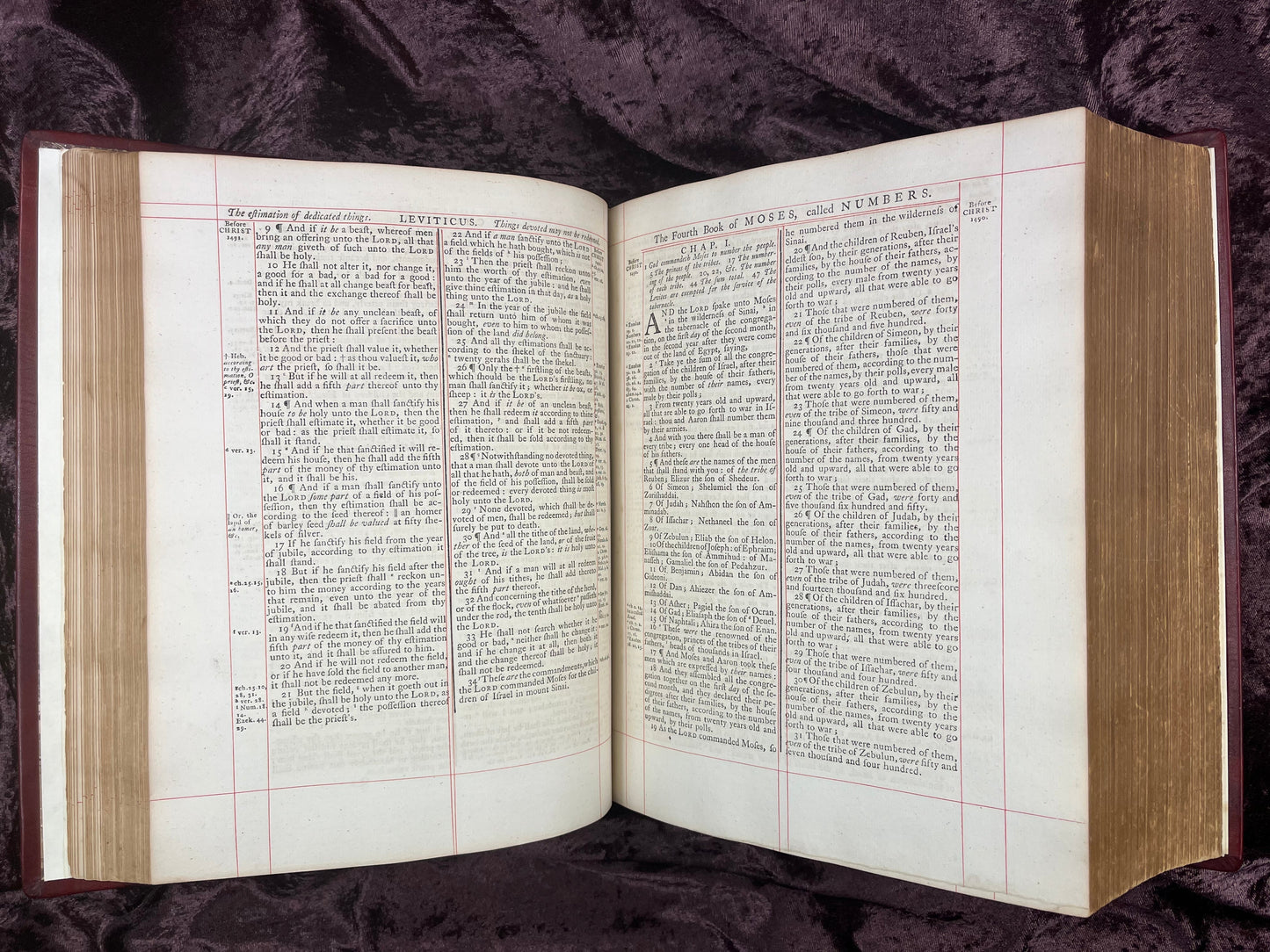1772 Large Quarto First Edition Second Issue King James Bible Edited By Benjamin Blayney E.T. Rare Books