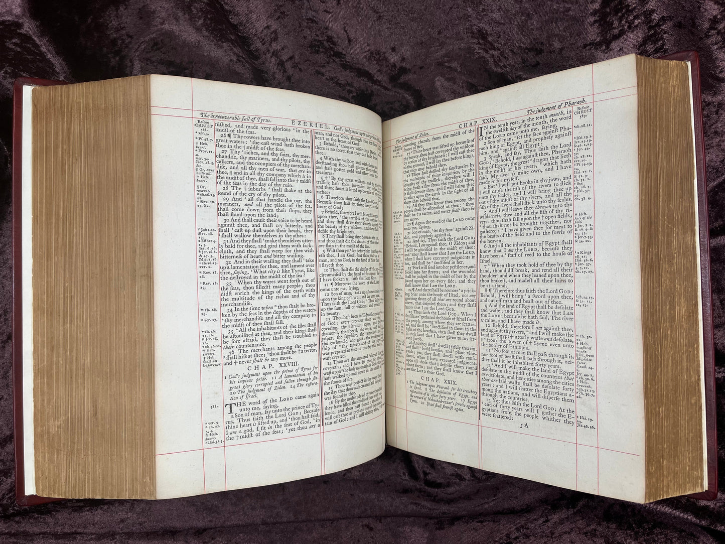 1772 Large Quarto First Edition Second Issue King James Bible Edited By Benjamin Blayney E.T. Rare Books