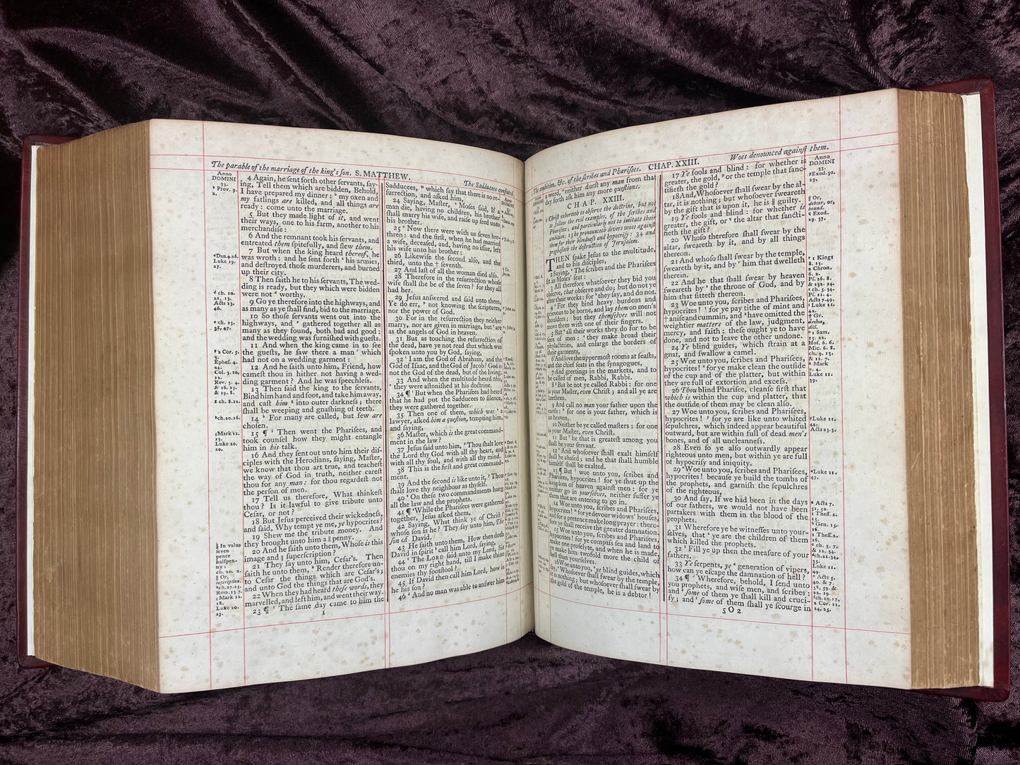 1772 Large Quarto First Edition Second Issue King James Bible Edited By Benjamin Blayney E.T. Rare Books