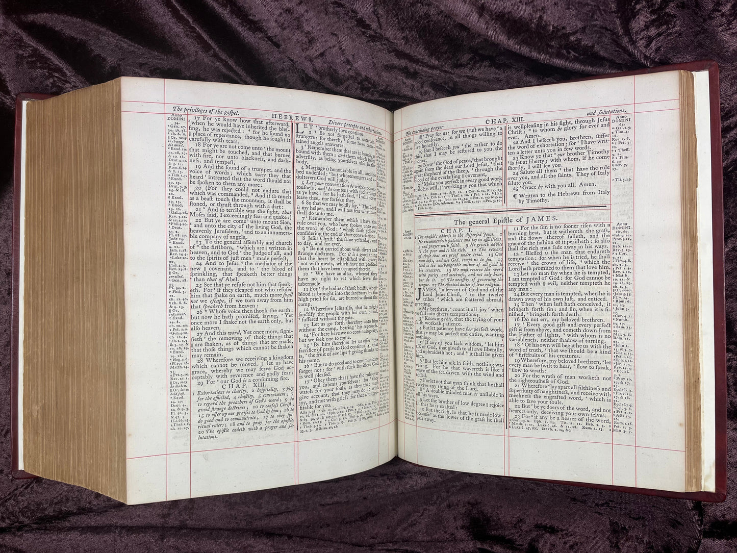 1772 Large Quarto First Edition Second Issue King James Bible Edited By Benjamin Blayney E.T. Rare Books