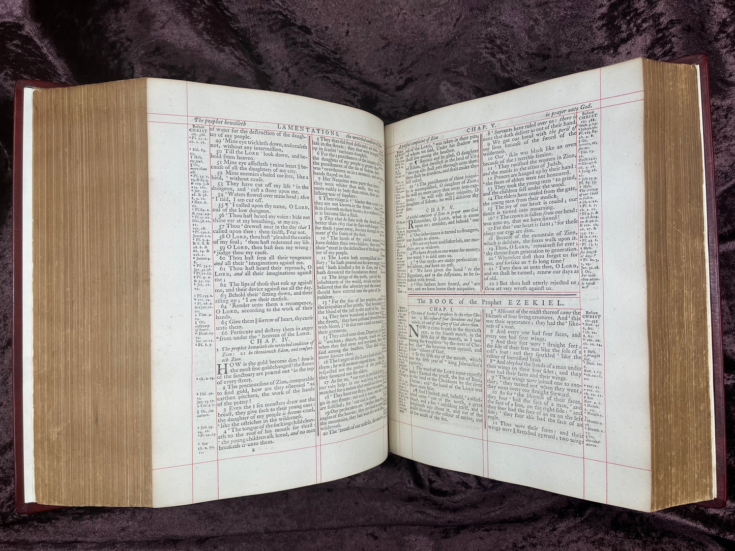 1772 Large Quarto First Edition Second Issue King James Bible Edited By Benjamin Blayney E.T. Rare Books