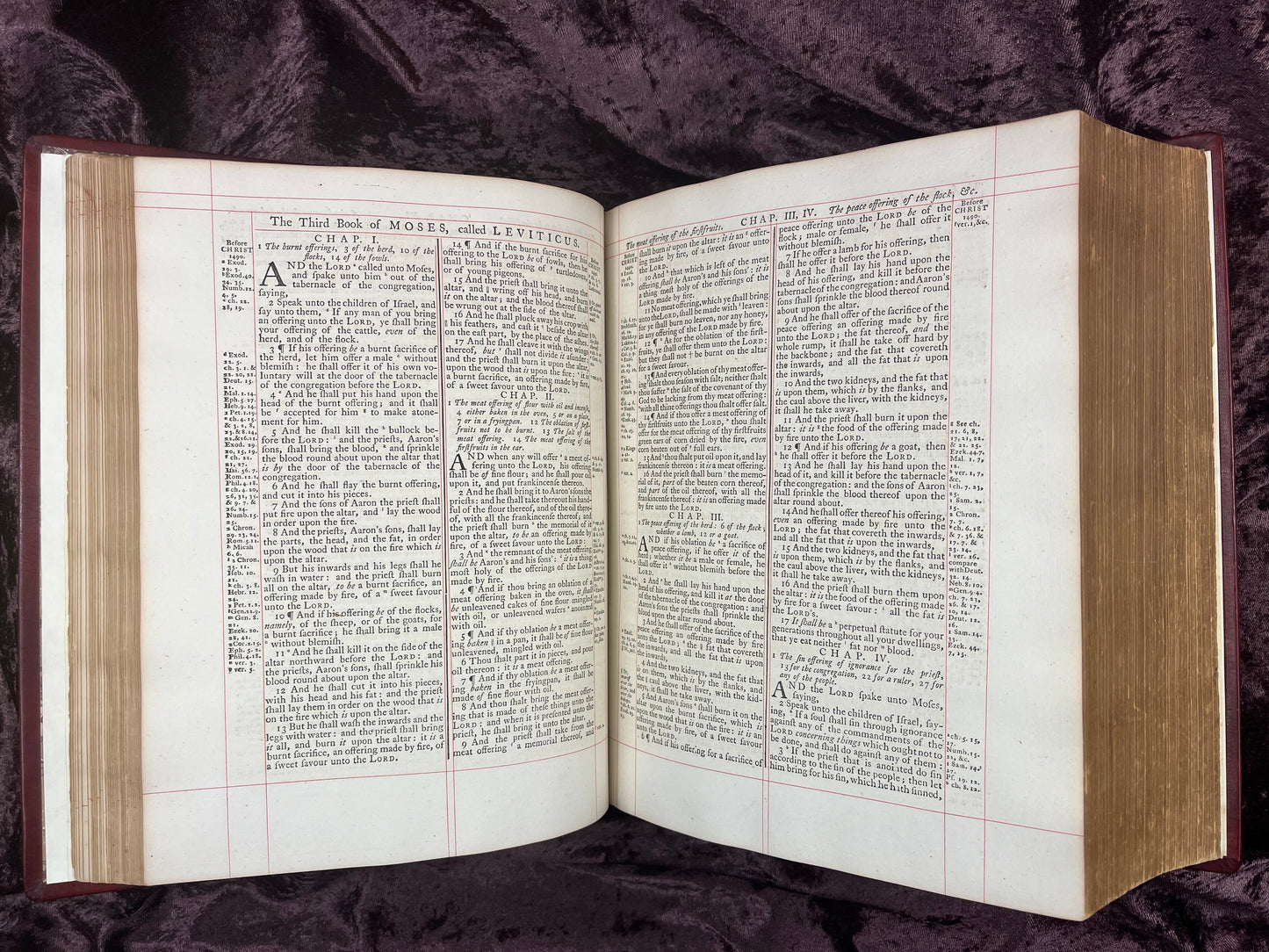 1772 Large Quarto First Edition Second Issue King James Bible Edited By Benjamin Blayney E.T. Rare Books