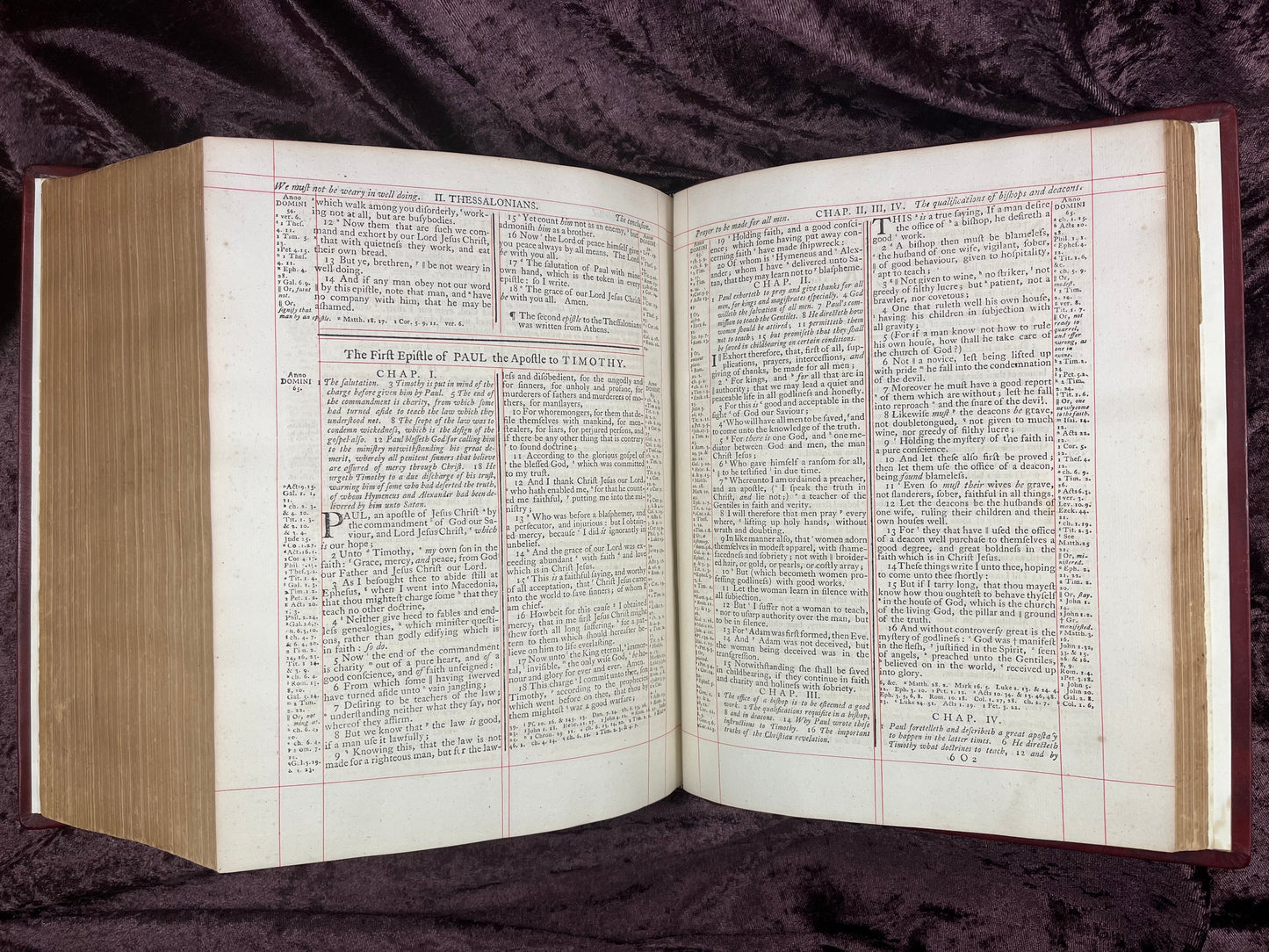 1772 Large Quarto First Edition Second Issue King James Bible Edited By Benjamin Blayney E.T. Rare Books
