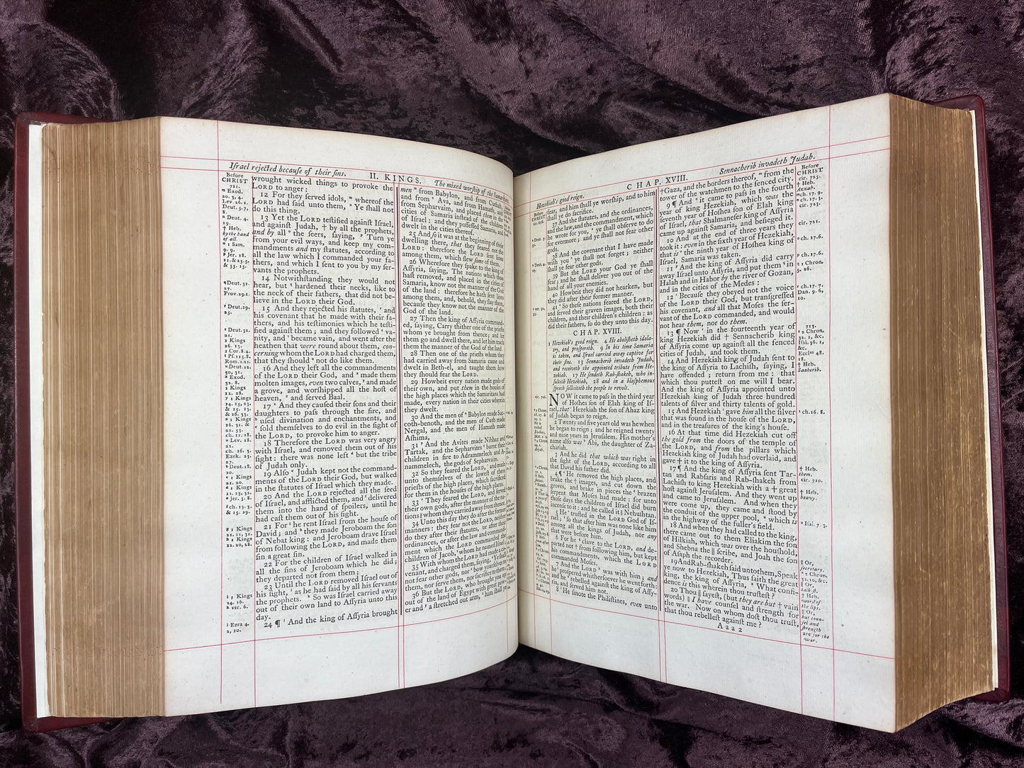 1772 Large Quarto First Edition Second Issue King James Bible Edited By Benjamin Blayney E.T. Rare Books