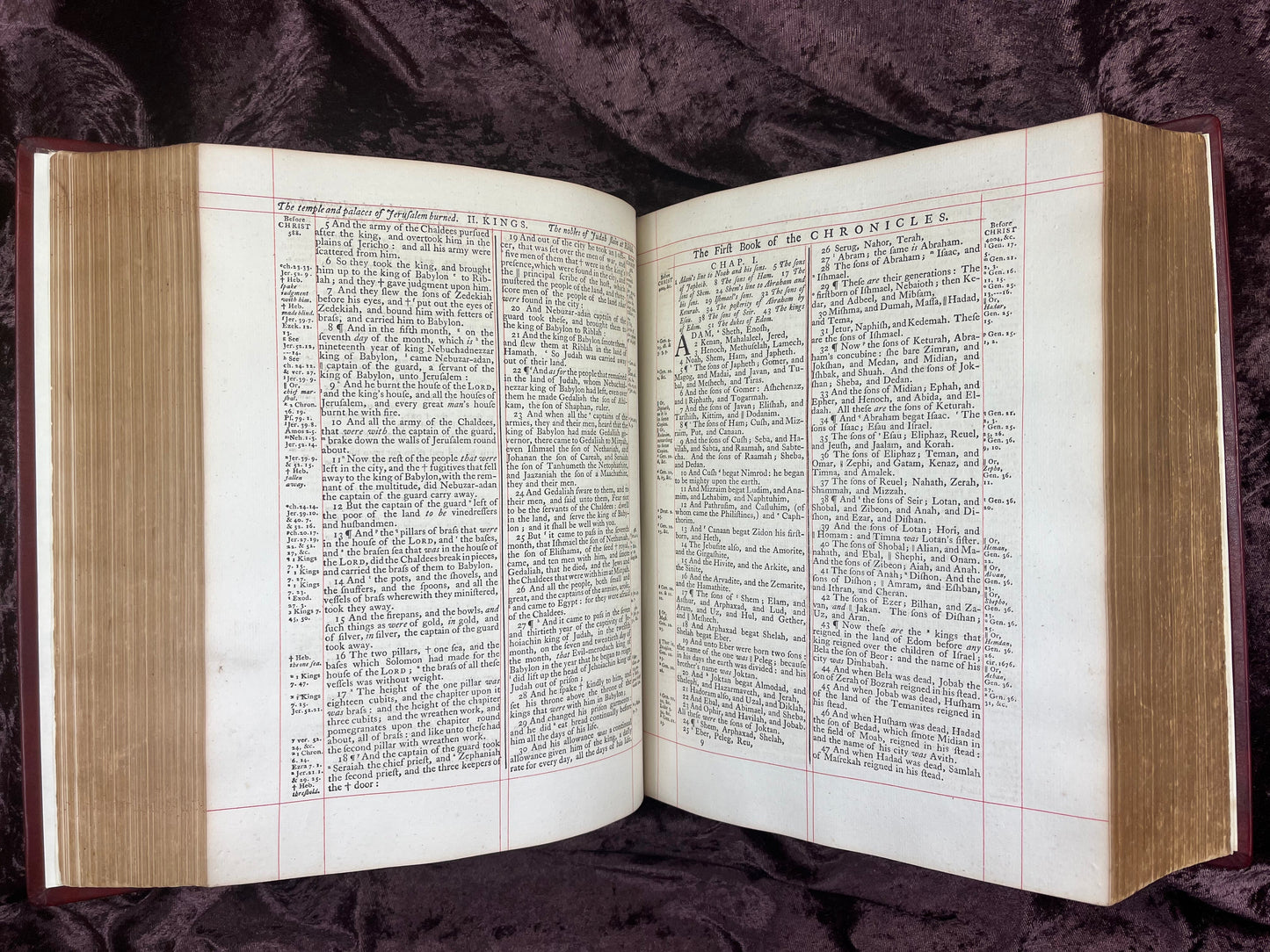 1772 Large Quarto First Edition Second Issue King James Bible Edited By Benjamin Blayney E.T. Rare Books