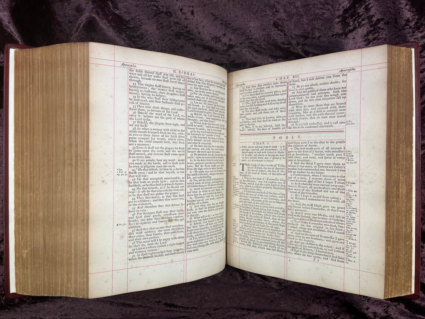 1772 Large Quarto First Edition Second Issue King James Bible Edited By Benjamin Blayney E.T. Rare Books