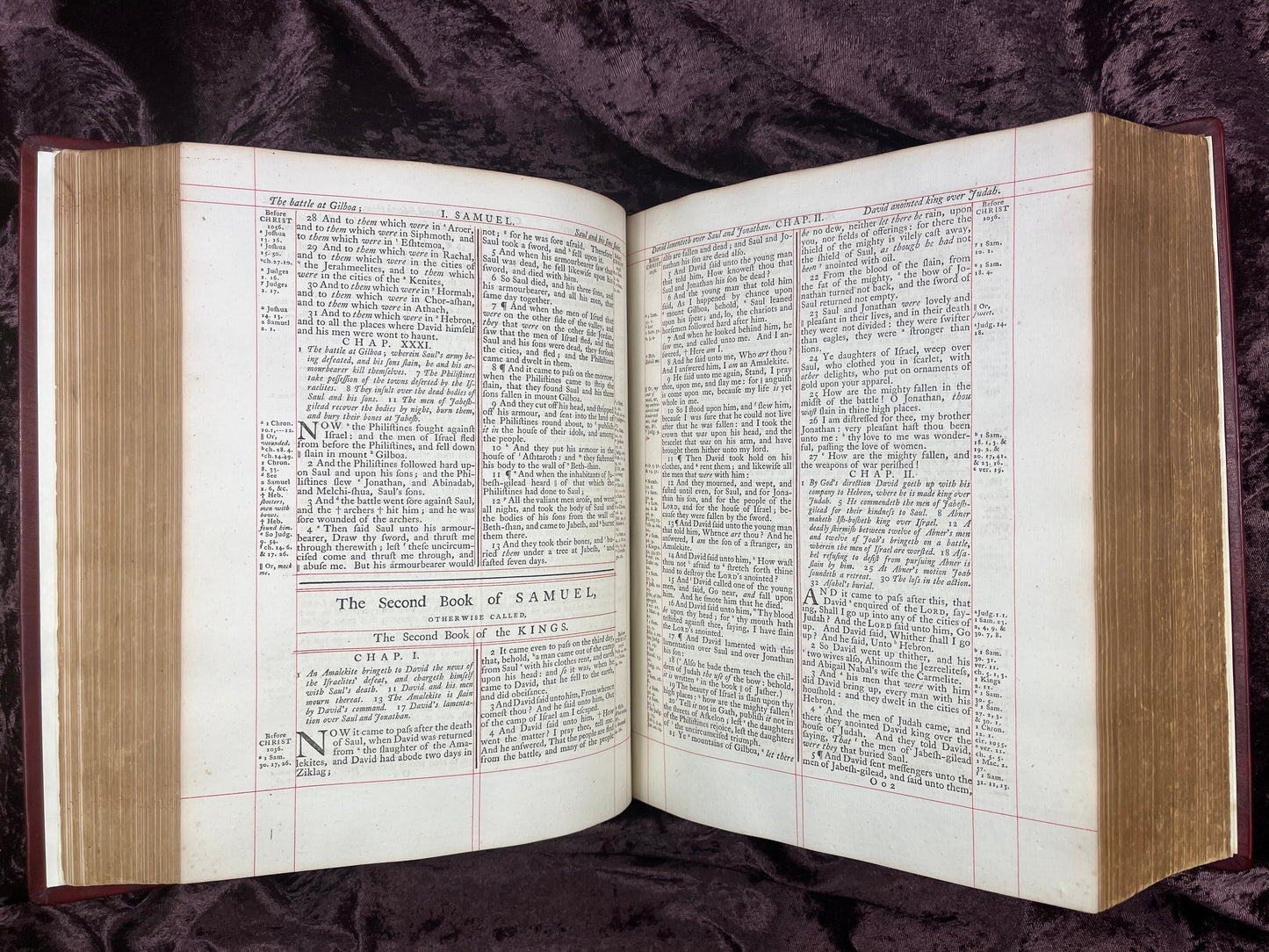 1772 Large Quarto First Edition Second Issue King James Bible Edited By Benjamin Blayney E.T. Rare Books