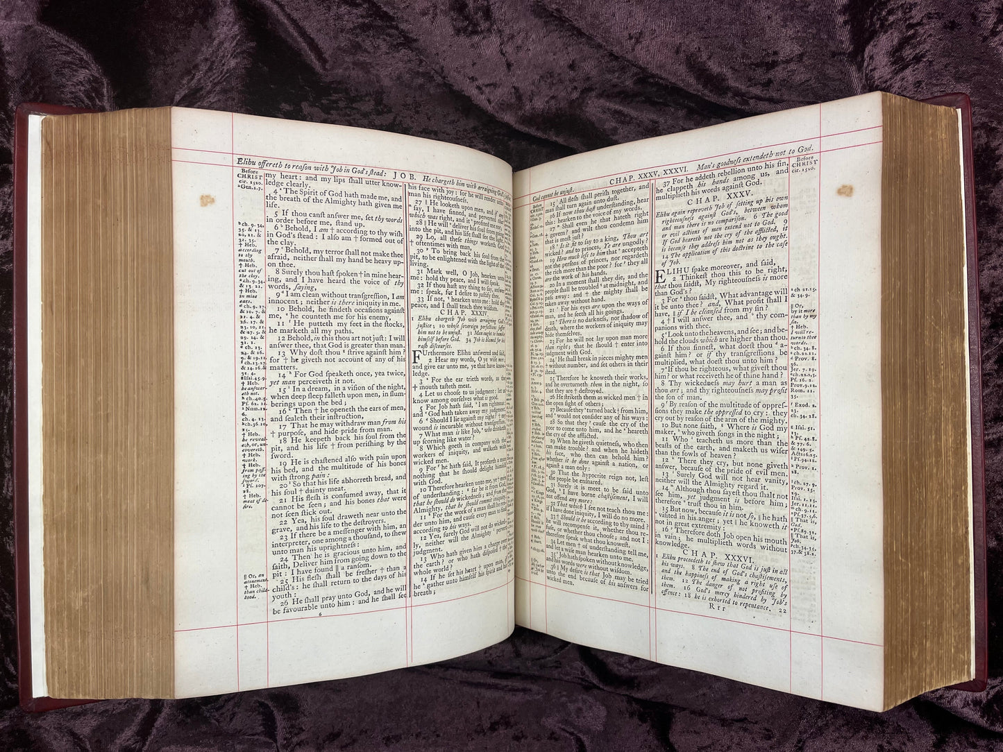 1772 Large Quarto First Edition Second Issue King James Bible Edited By Benjamin Blayney E.T. Rare Books