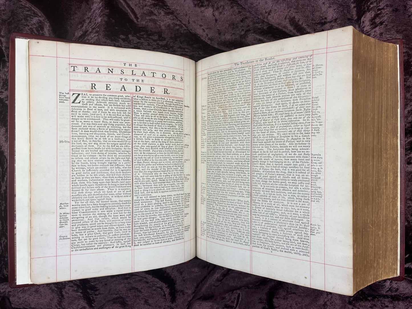 1772 Large Quarto First Edition Second Issue King James Bible Edited By Benjamin Blayney E.T. Rare Books