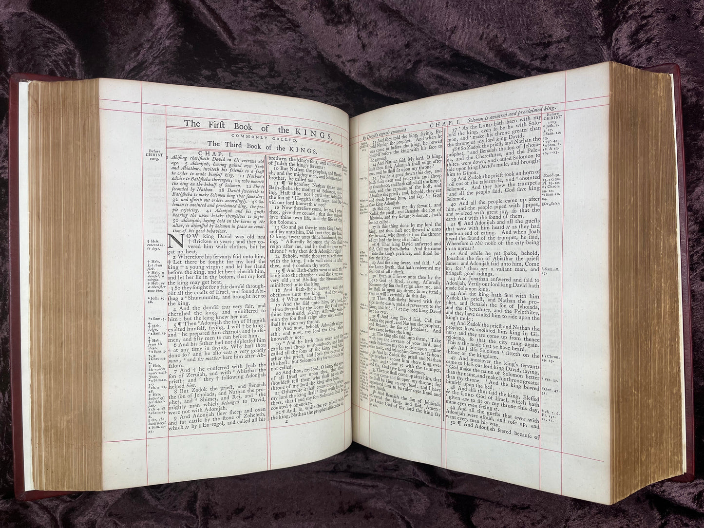 1772 Large Quarto First Edition Second Issue King James Bible Edited By Benjamin Blayney E.T. Rare Books