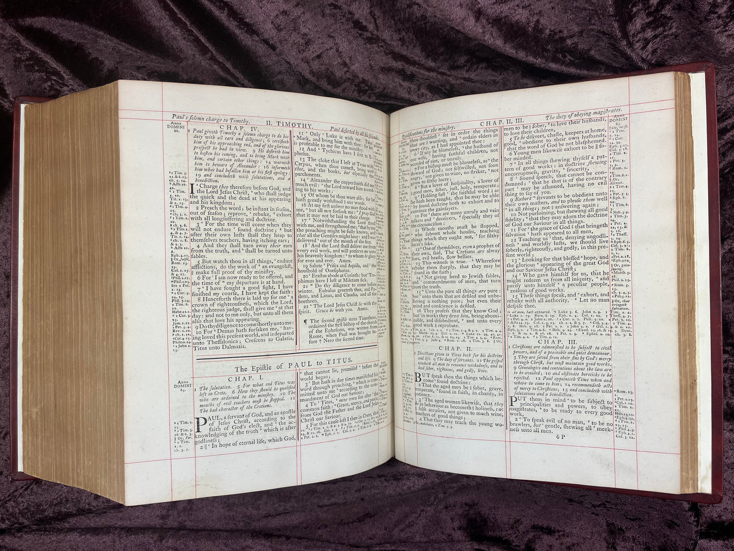 1772 Large Quarto First Edition Second Issue King James Bible Edited By Benjamin Blayney E.T. Rare Books