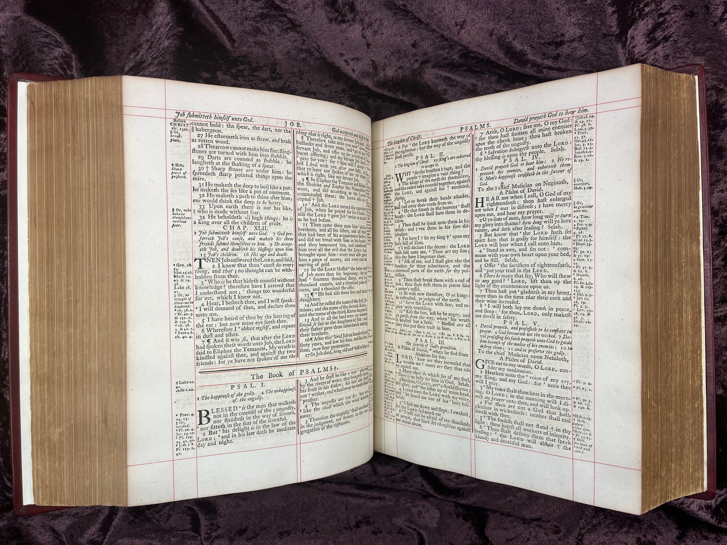 1772 Large Quarto First Edition Second Issue King James Bible Edited By Benjamin Blayney E.T. Rare Books