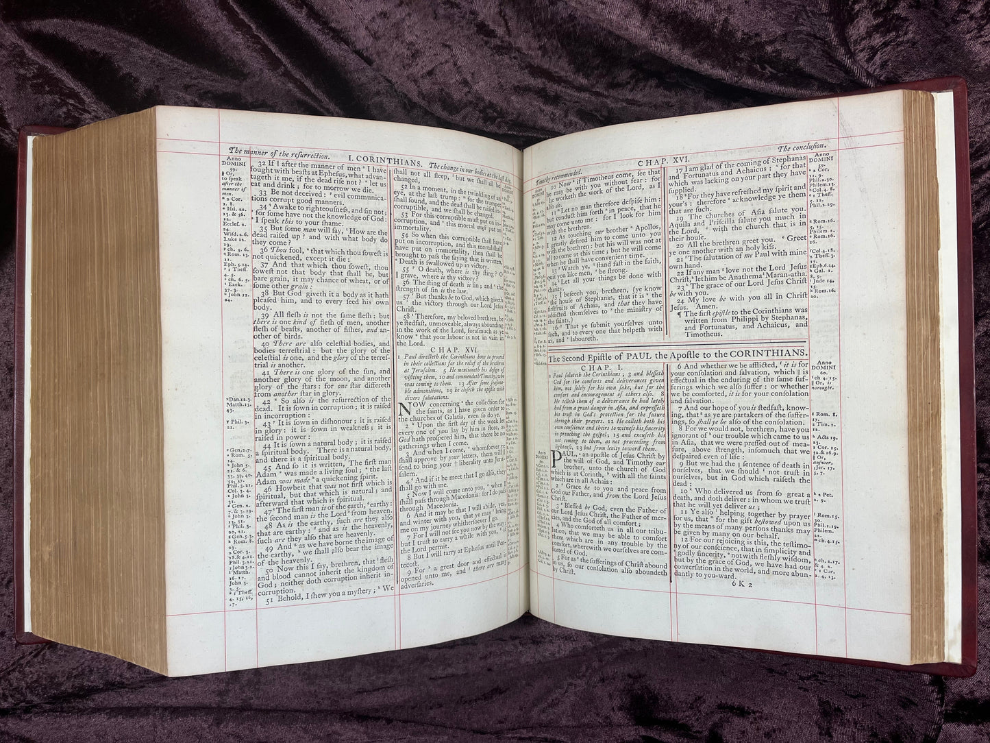 1772 Large Quarto First Edition Second Issue King James Bible Edited By Benjamin Blayney E.T. Rare Books