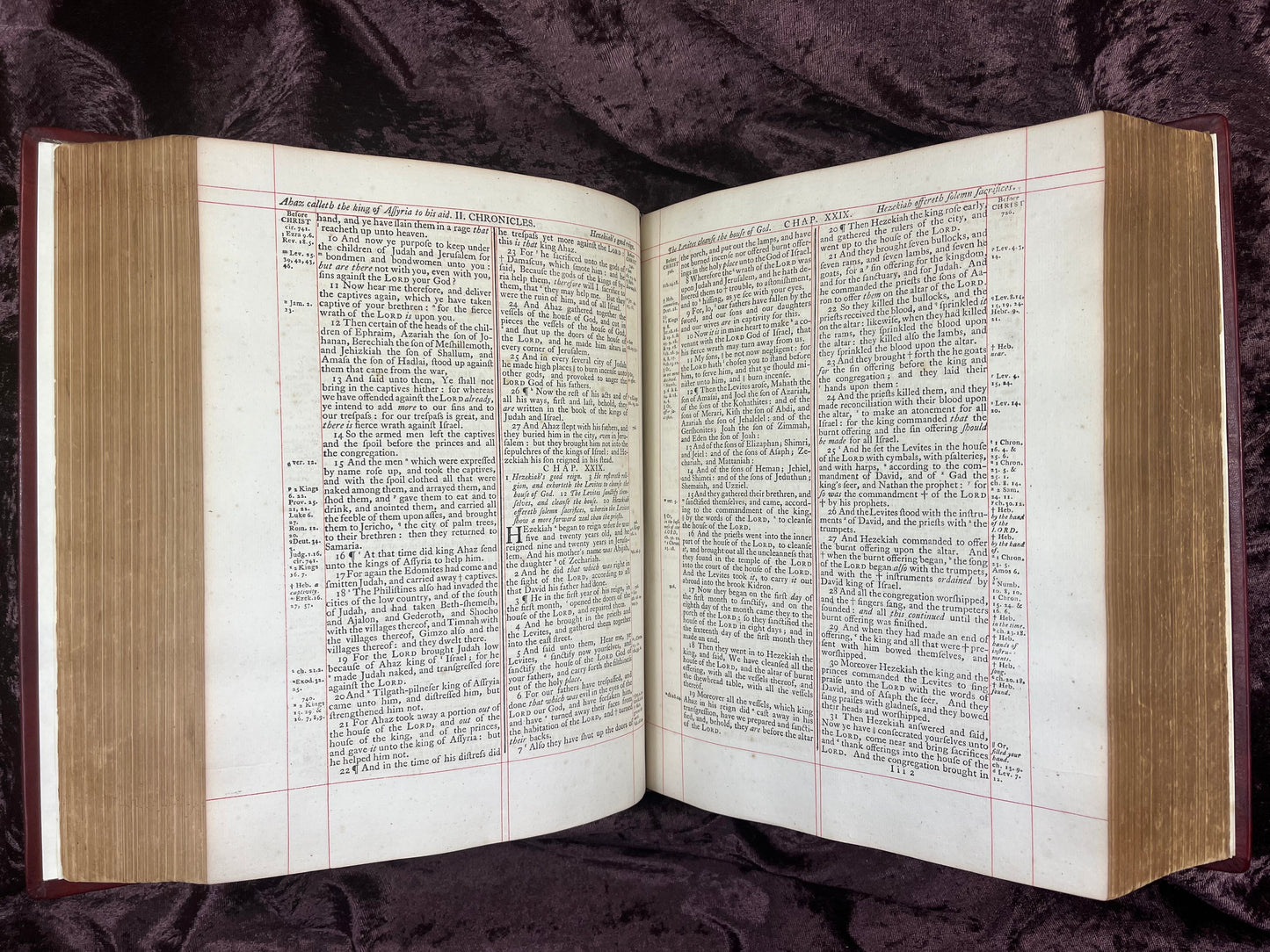 1772 Large Quarto First Edition Second Issue King James Bible Edited By Benjamin Blayney E.T. Rare Books