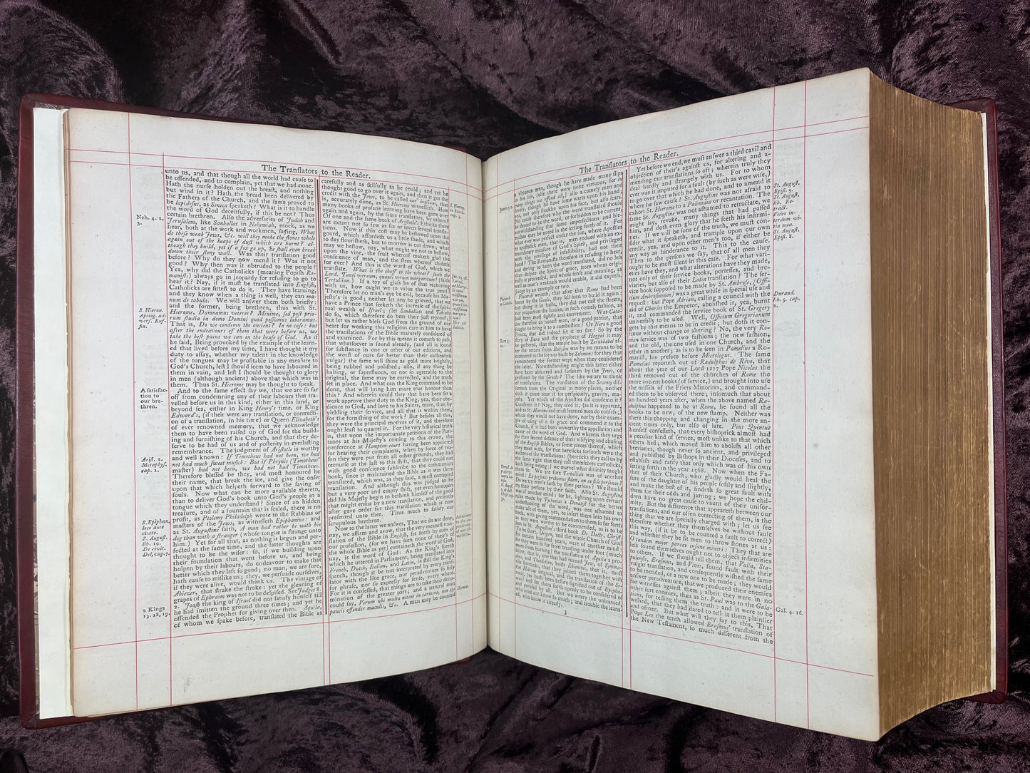 1772 Large Quarto First Edition Second Issue King James Bible Edited By Benjamin Blayney E.T. Rare Books