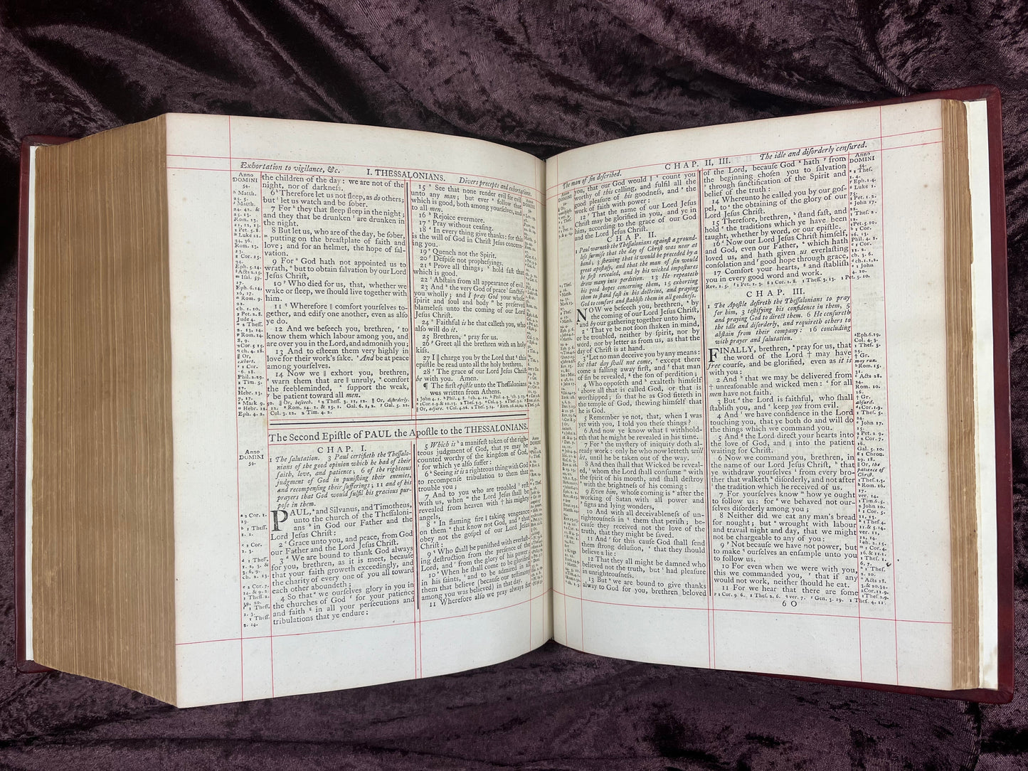 1772 Large Quarto First Edition Second Issue King James Bible Edited By Benjamin Blayney E.T. Rare Books