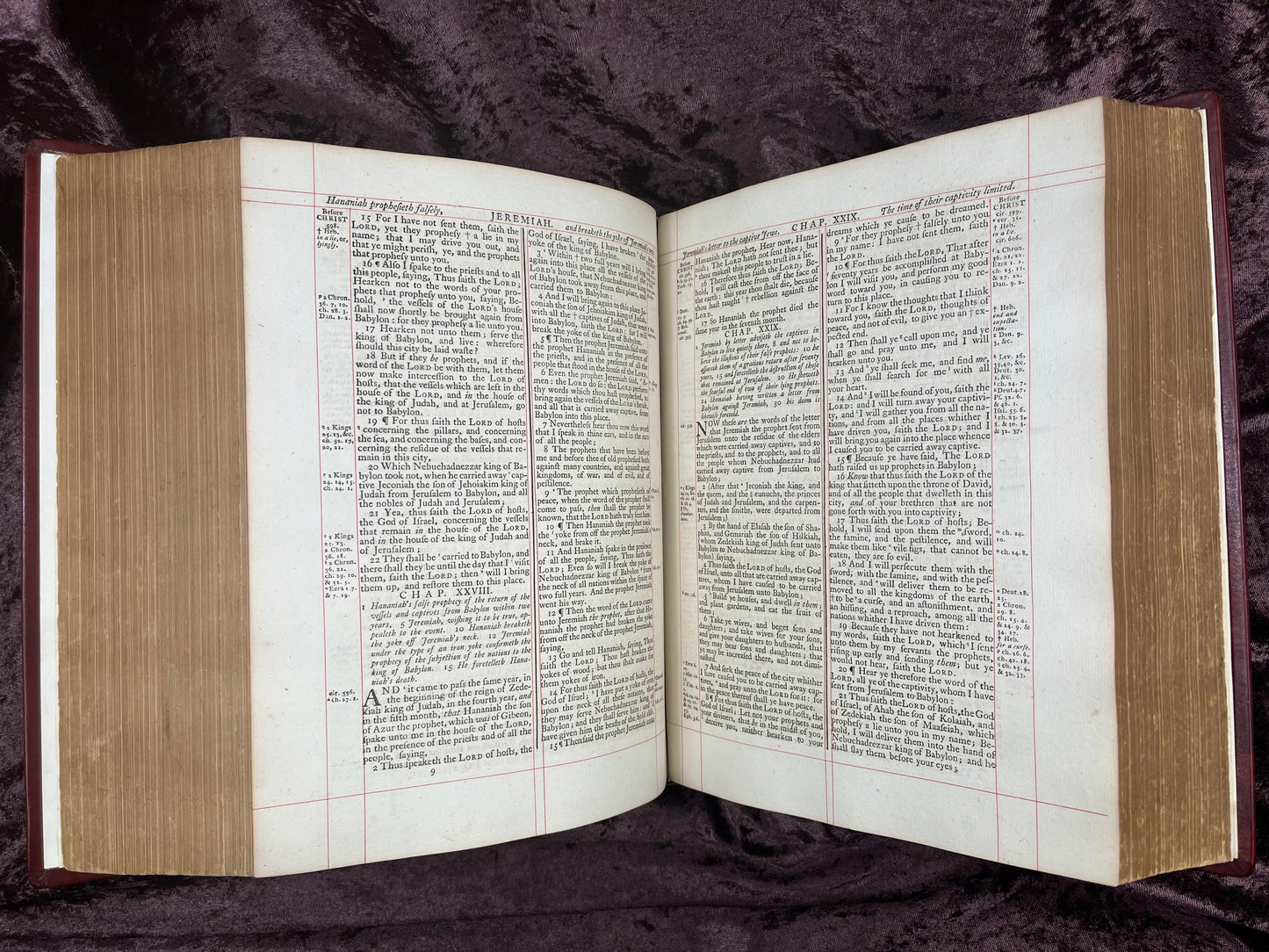 1772 Large Quarto First Edition Second Issue King James Bible Edited By Benjamin Blayney E.T. Rare Books