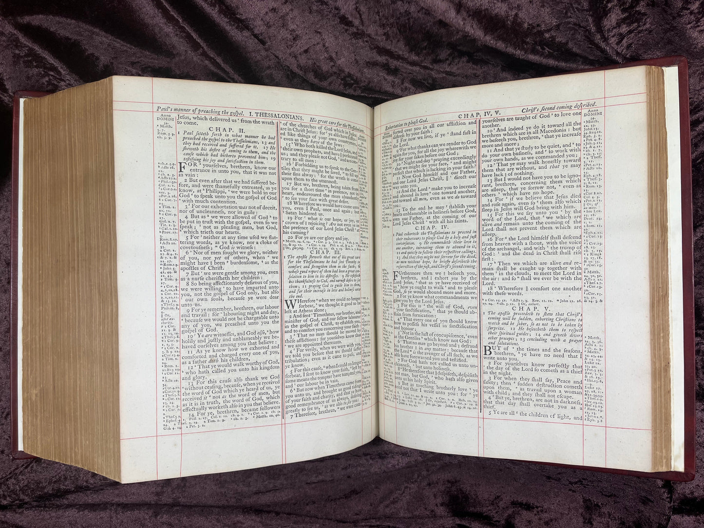 1772 Large Quarto First Edition Second Issue King James Bible Edited By Benjamin Blayney E.T. Rare Books