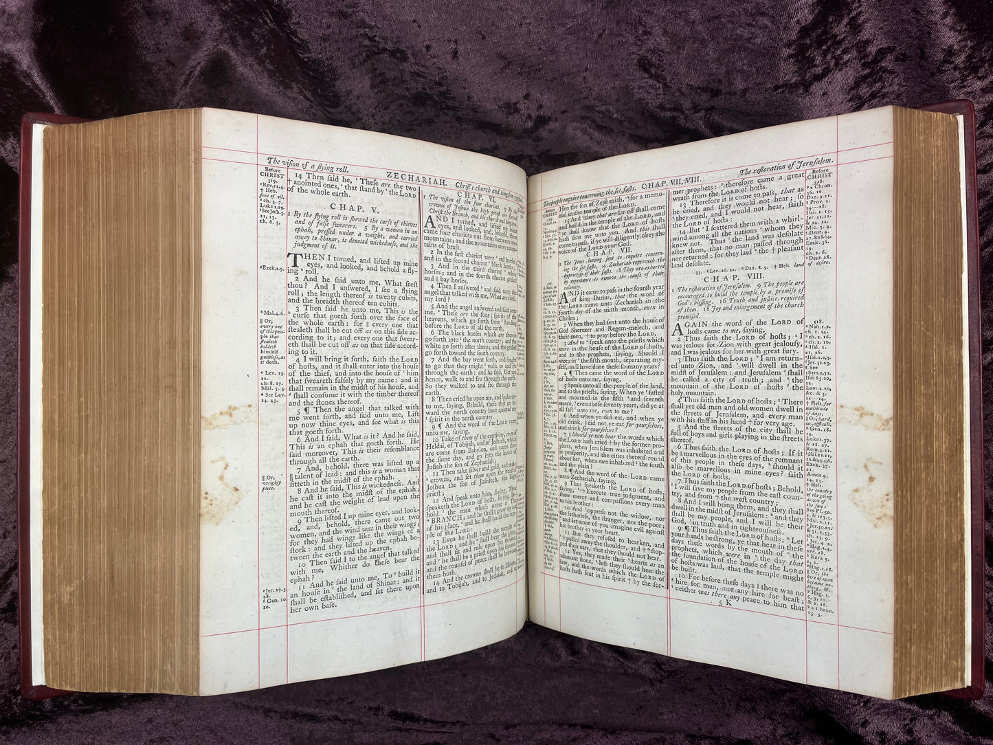 1772 Large Quarto First Edition Second Issue King James Bible Edited By Benjamin Blayney E.T. Rare Books