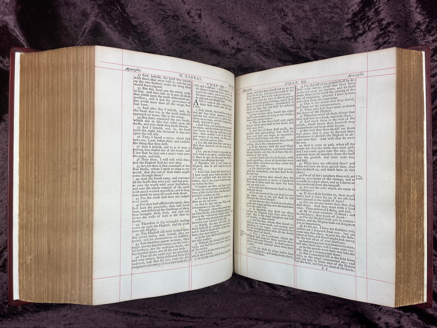 1772 Large Quarto First Edition Second Issue King James Bible Edited By Benjamin Blayney E.T. Rare Books