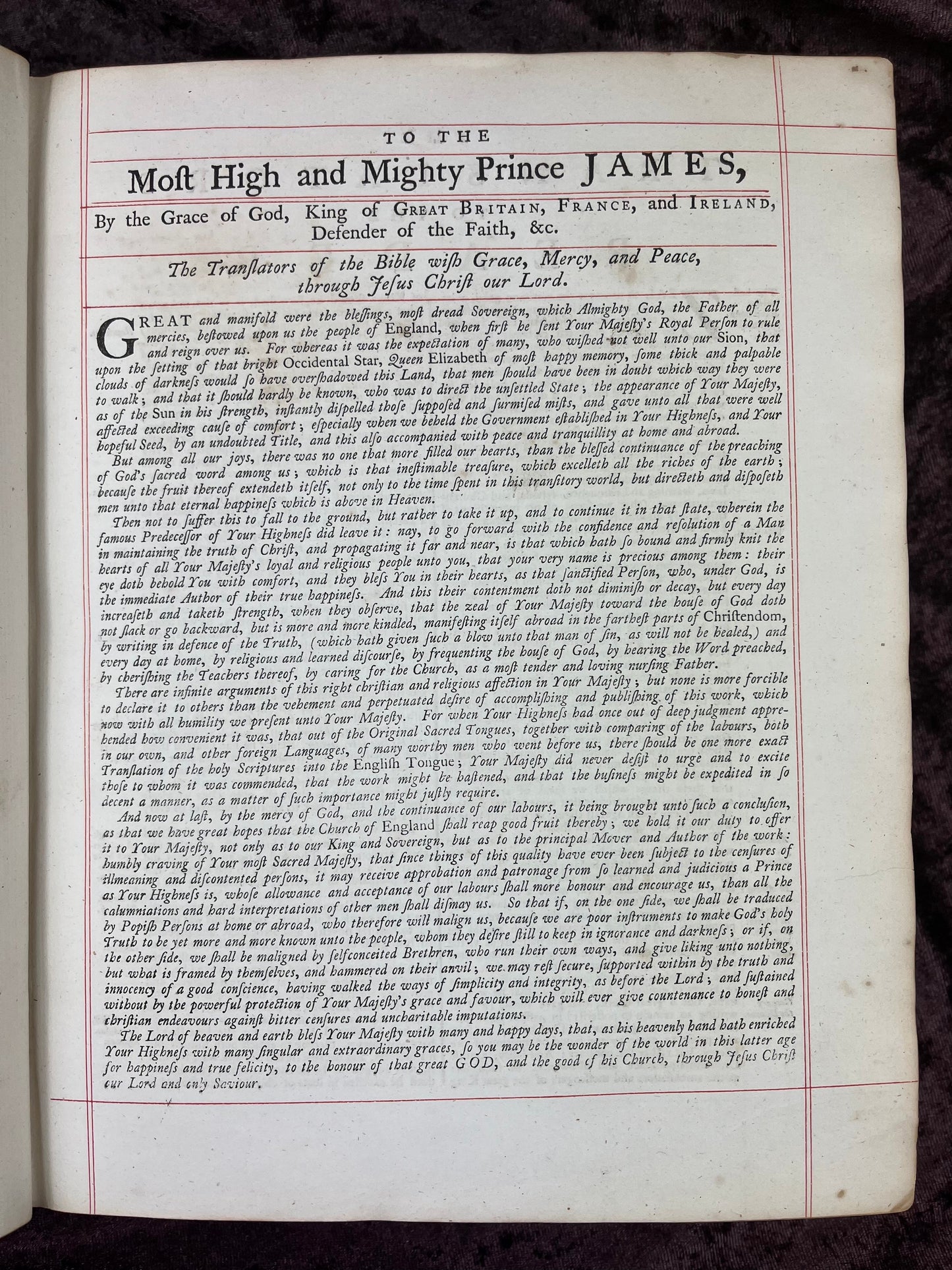 1772 Large Quarto First Edition Second Issue King James Bible Edited By Benjamin Blayney E.T. Rare Books