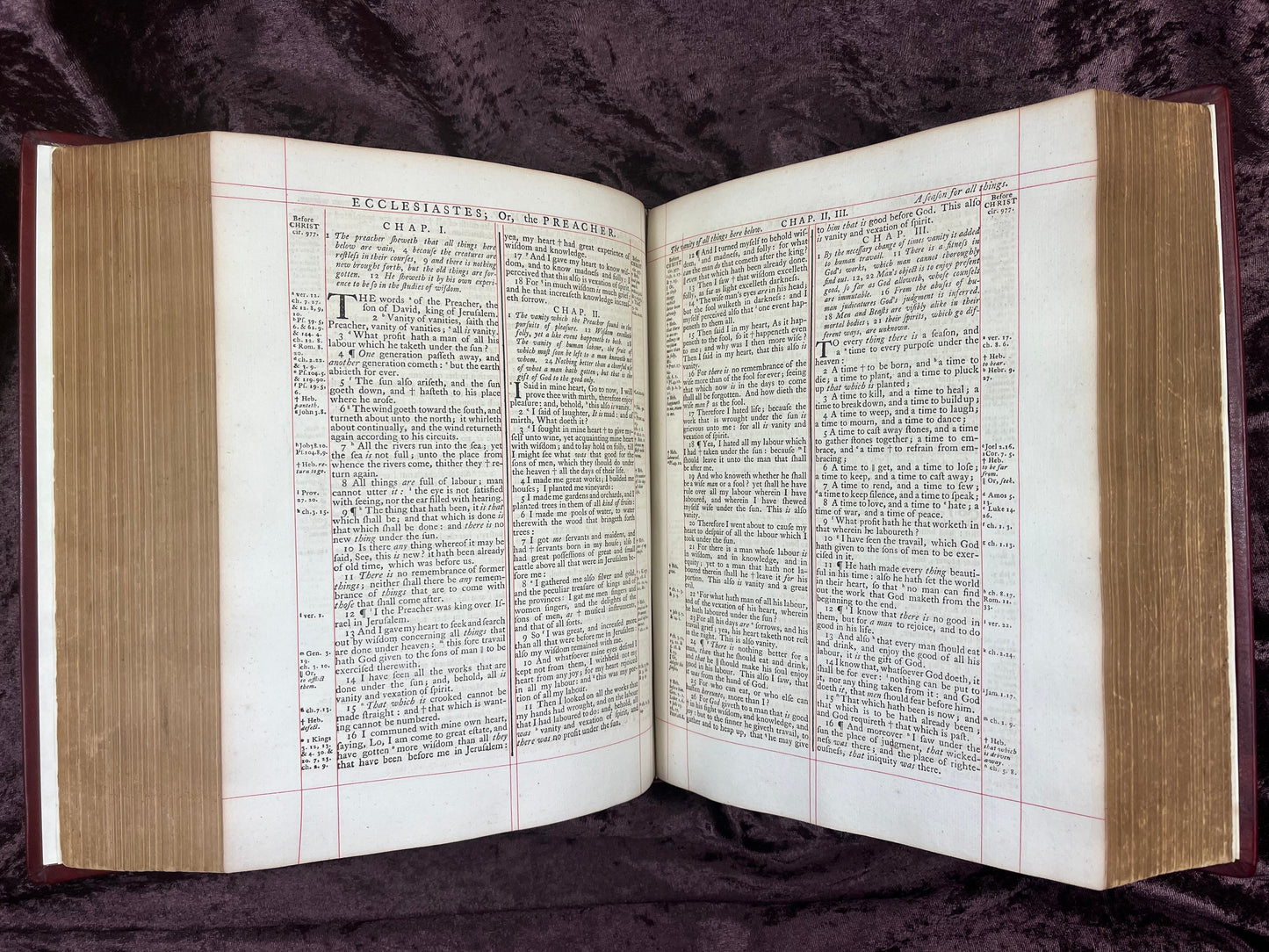 1772 Large Quarto First Edition Second Issue King James Bible Edited By Benjamin Blayney E.T. Rare Books